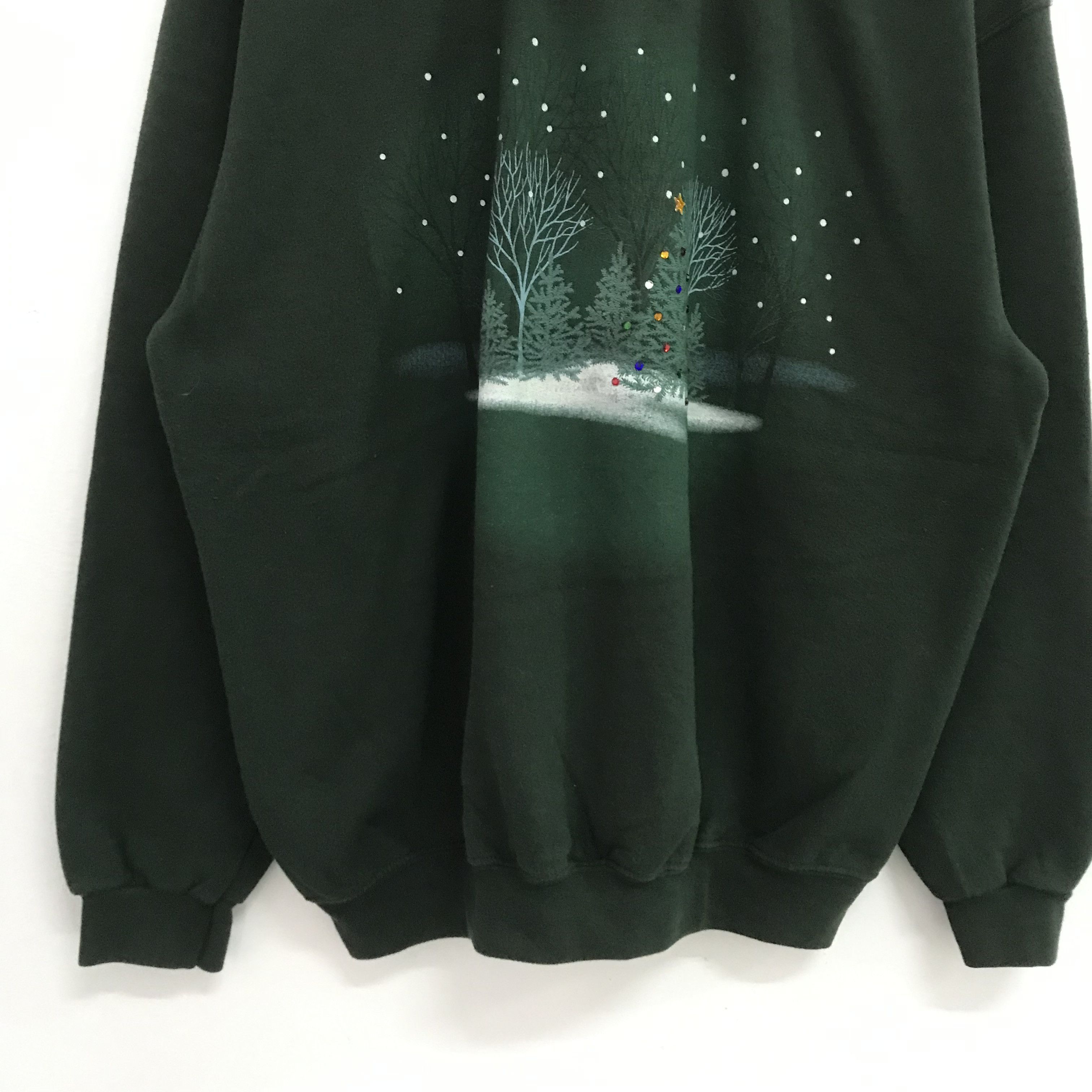 Vintage Vintage Morning Sun Green Sweatshirt - 188 Size US L / EU 52-54 / 3 - 3 Thumbnail