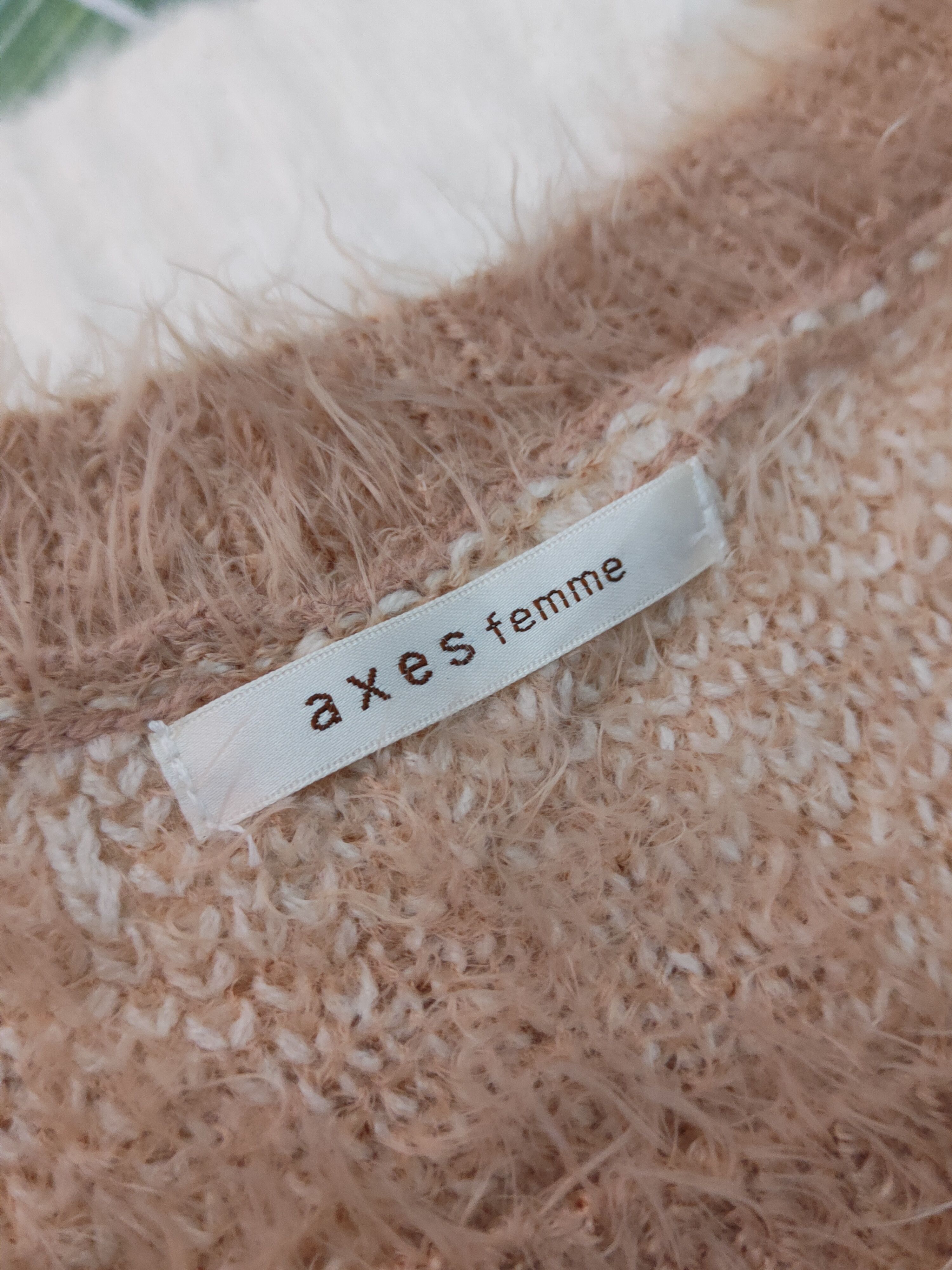 Aran Isles Knitwear Axes Femme Brown Shag Shaggy Fur Mohair Knitwear #S1939 Size M / US 6-8 / IT 42-44 - 12 Thumbnail