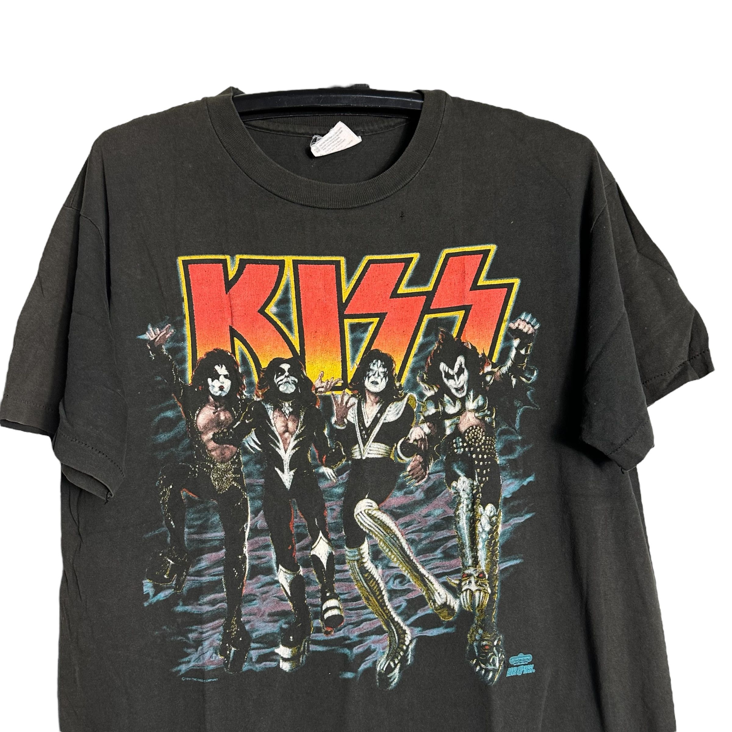 KISS 🔥RARE🔥Vintage 90s KISS Rock Band Destroyer Shirt Size US L / EU 52-54 / 3 - 2 Thumbnail