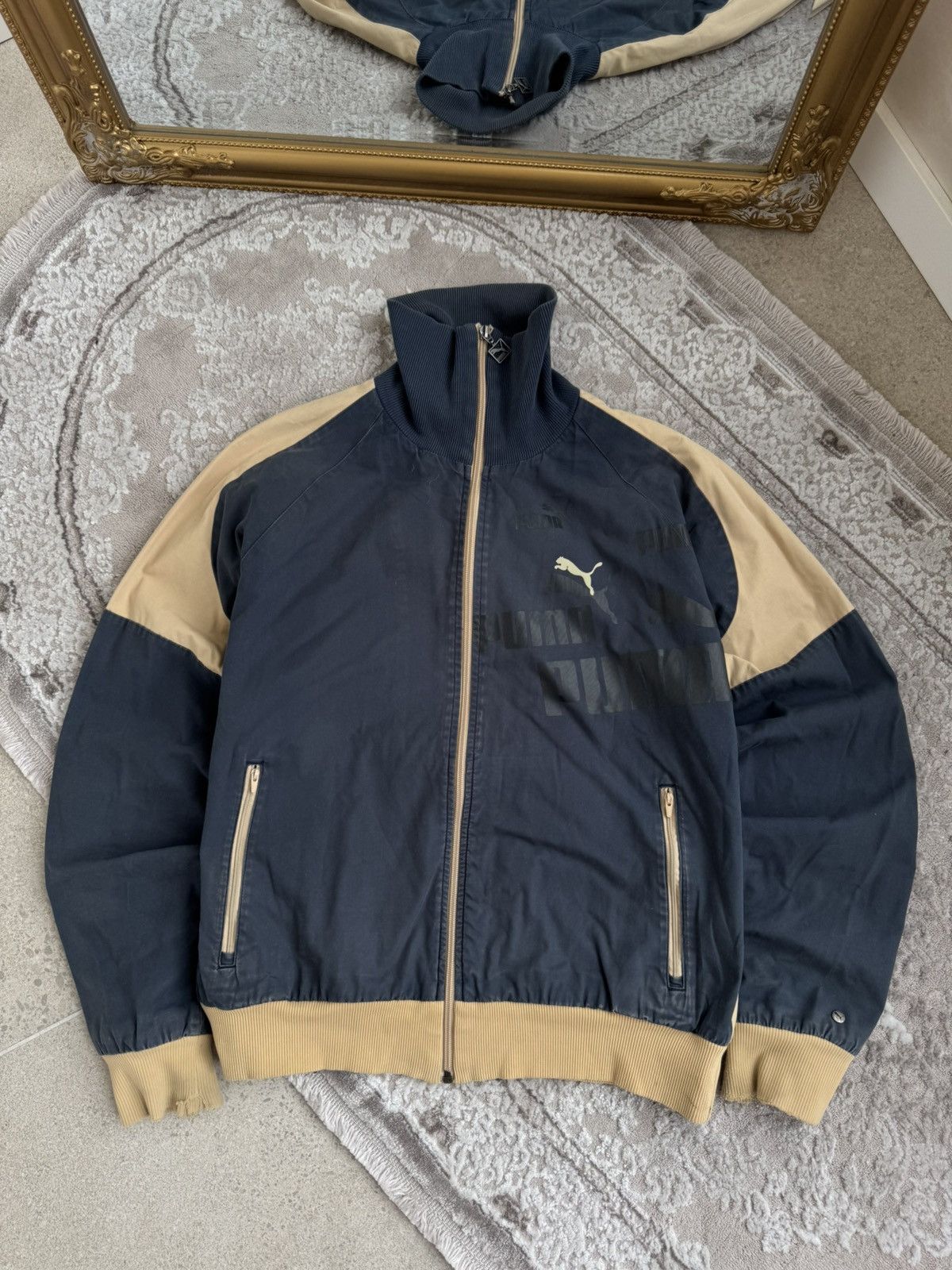 Puma VTG Puma Jacket Medium Retro Full Zip Bomber 90s Windbreaker Size US M / EU 48-50 / 2 - 1 Thumbnail