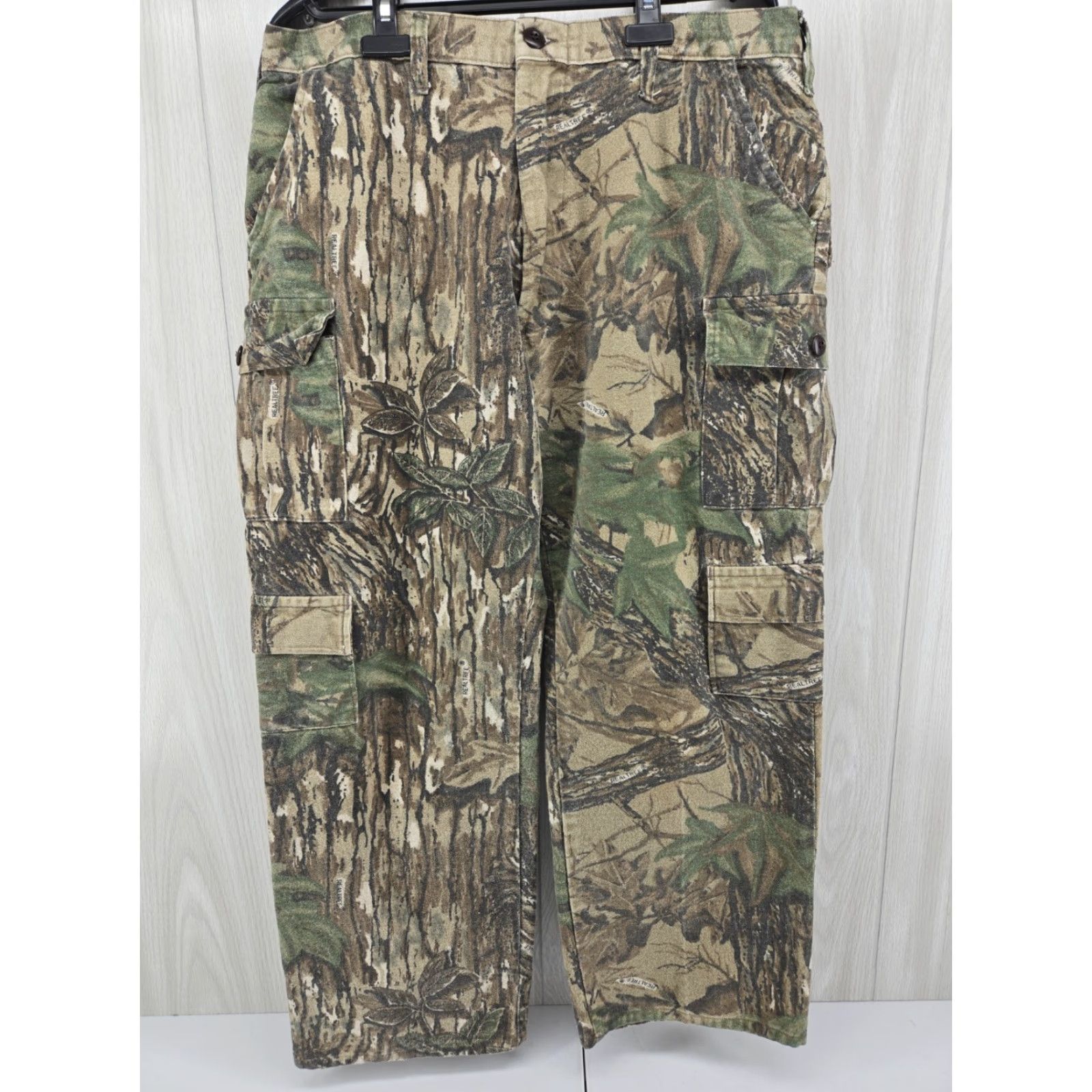 Realtree VINTAGE Red Head Realtree Camo Cargo Outdoor Pants Mens Large REG 36/29 USA Clothing Pants Regular Mens Size US 33 - 2 Thumbnail