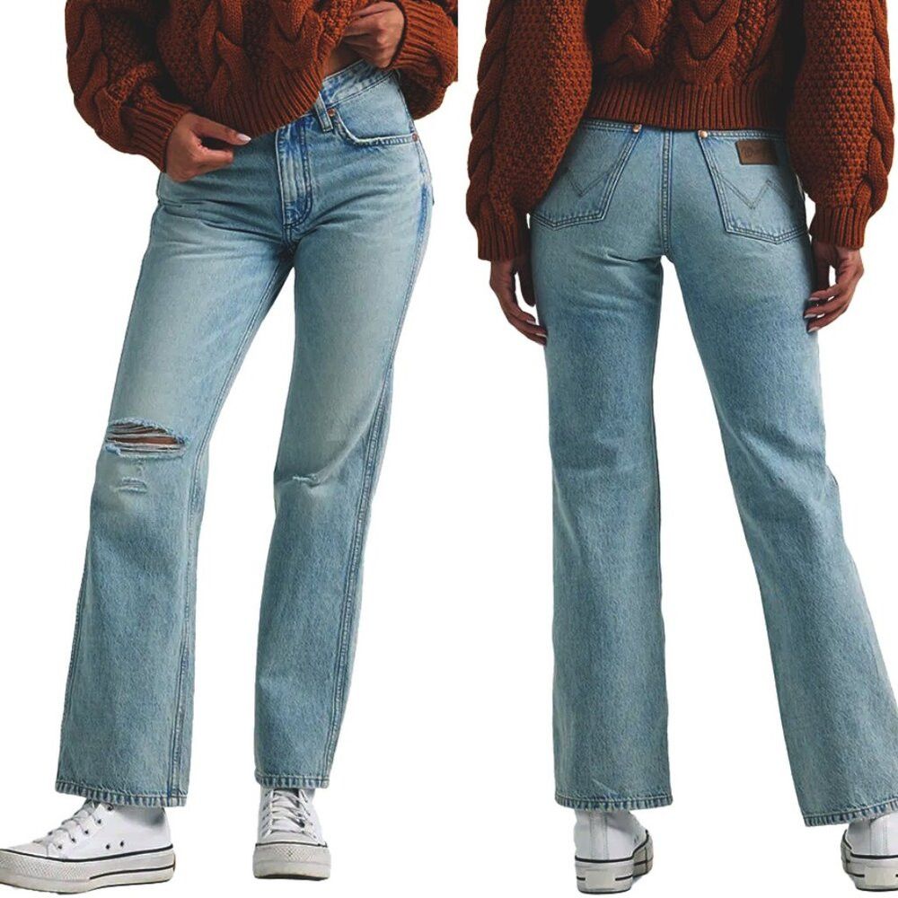 Wrangler NWT New Wrangler Wrancher High Rise Bootcut Jeans Size 32 x Size 32" / US 10 / IT 46 - 1 Thumbnail