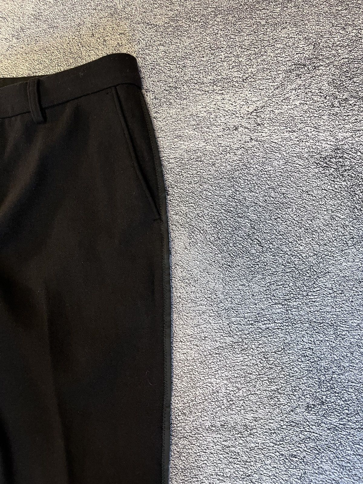 Emporio Armani Emporio Armani Mens Pants Trousers Lana Wool Black Size 50 Size US 33 - 4 Thumbnail