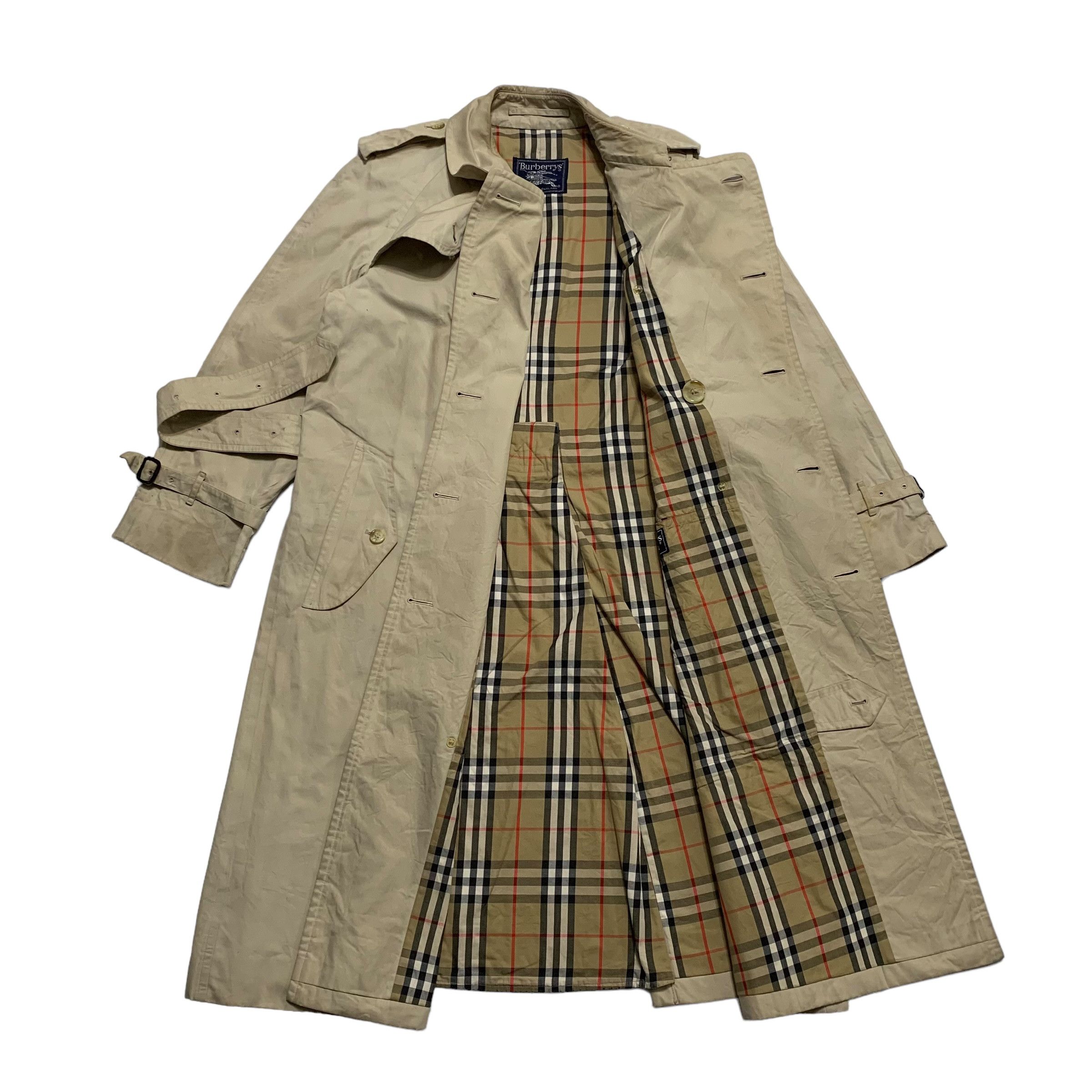 Burberry Vintage Burberrys Double Breast Trench Coat Made In England Size US M / EU 48-50 / 2 - 5 Thumbnail
