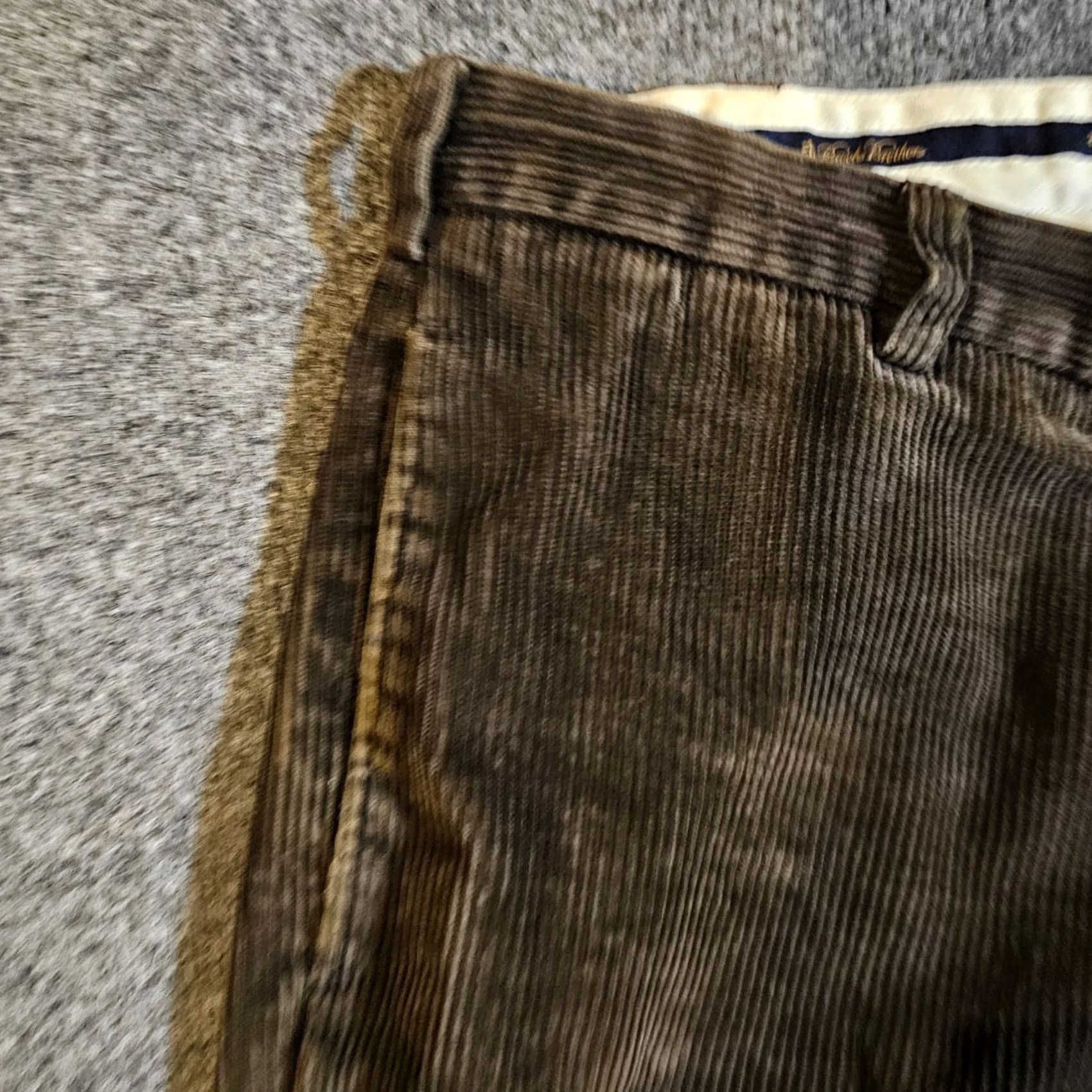 Brooks Brothers Brooks Brothers Pants Mens 38X30 Brown Tapered Corduroy Casual Career Size US 34 / EU 50 - 3 Thumbnail