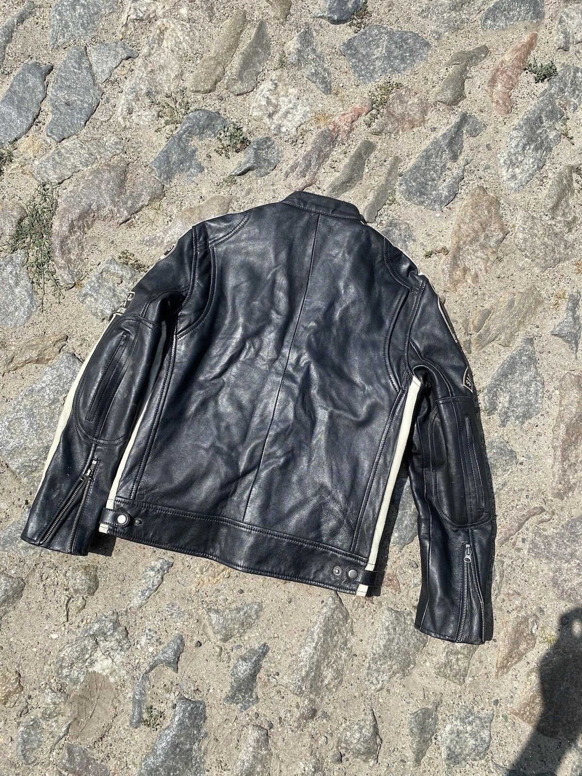 Other Motorcycle Leather Jacket Biker Motorcycle Jacket Men's Sz S Size US S / EU 44-46 / 1 - 6 Thumbnail