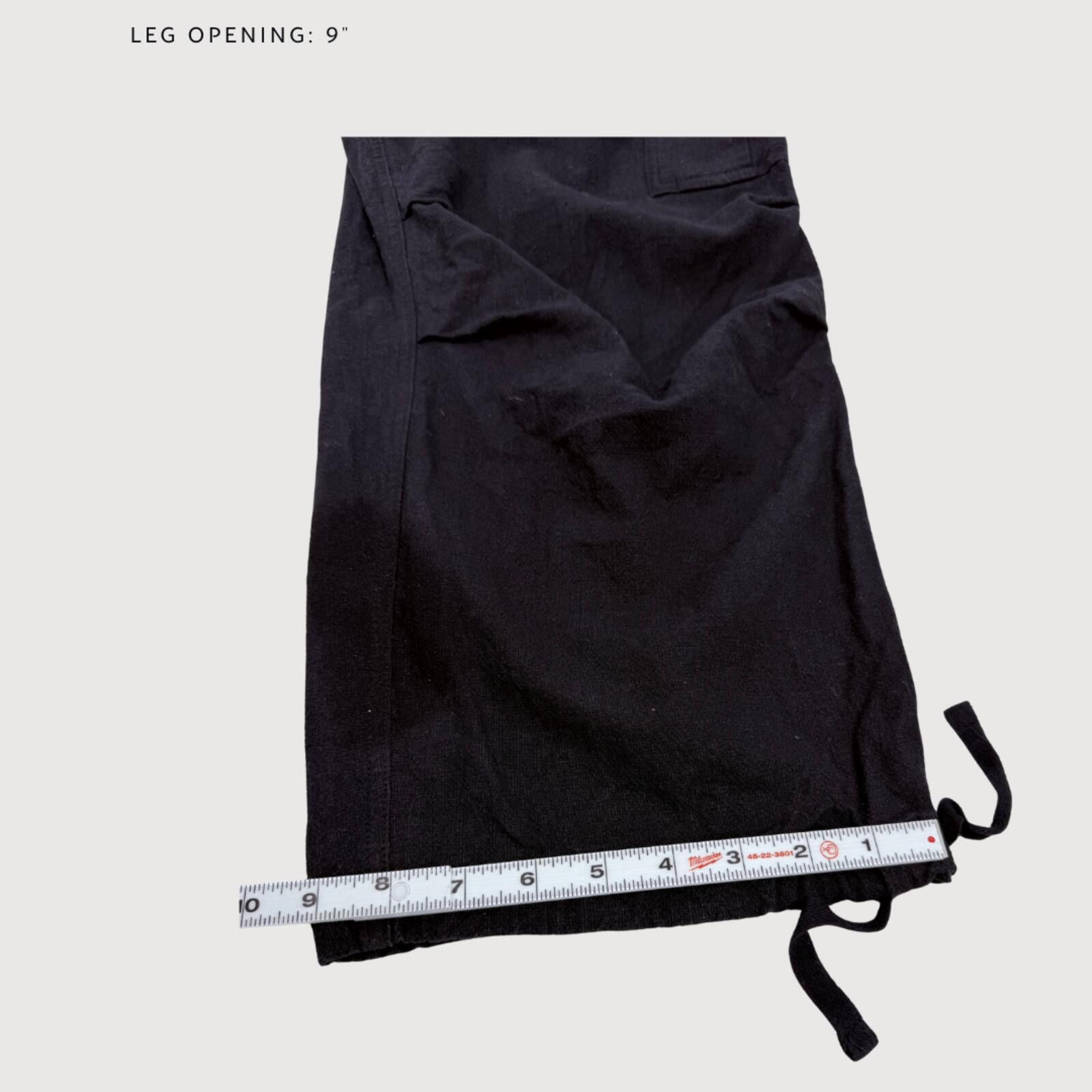 Pleasures Pleasures Wide Cargo Pants Black Streetwear Utility 28 Size 28" / US 6 / IT 42 - 9 Thumbnail