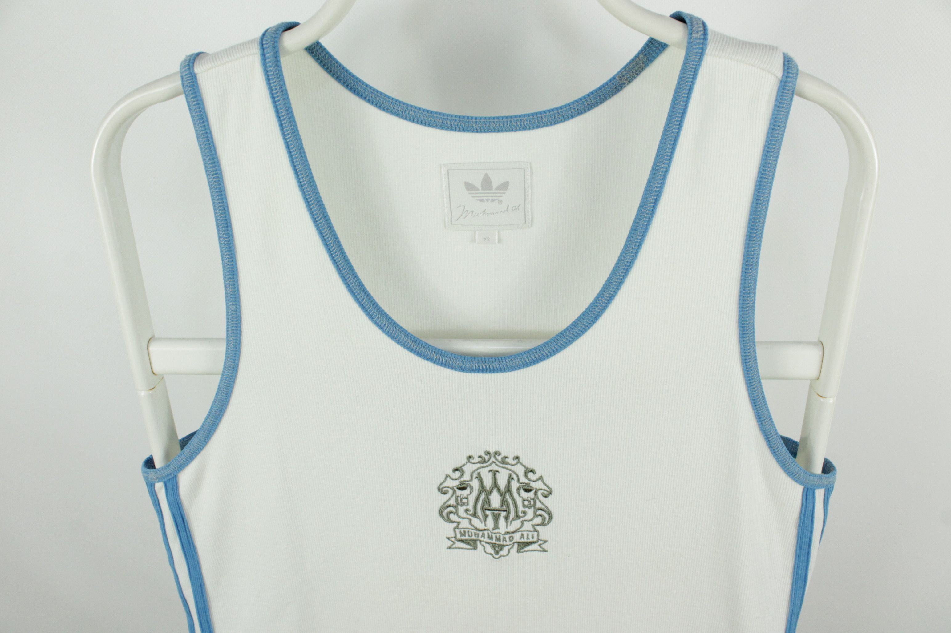 Adidas RARE Adidas Muhammad Ali White Tank Top Men's Size US S / EU 44-46 / 1 - 2 Thumbnail