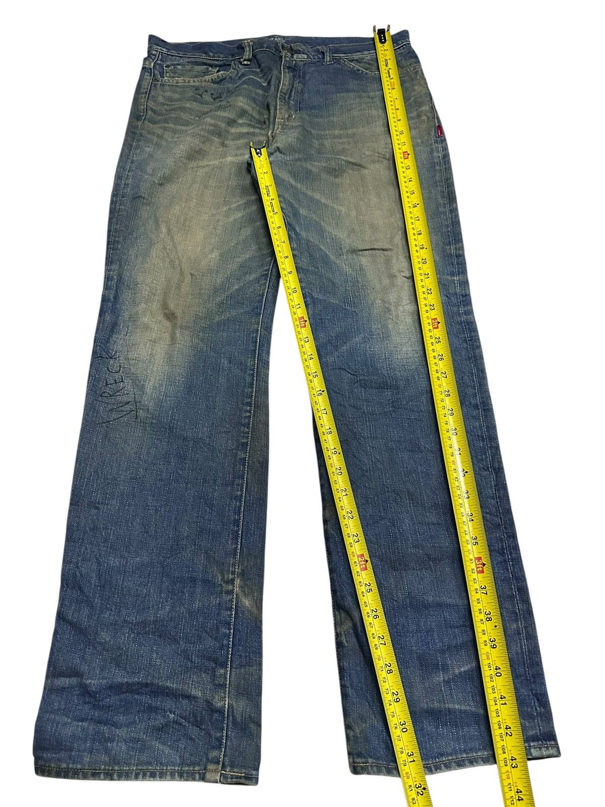 Wtaps Authentic Wtaps Vintage Skinny Loose With Mudwash and Faded Size US 35 - 16 Thumbnail
