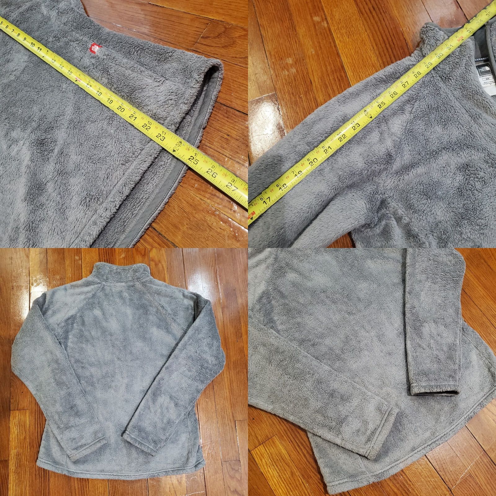 The North Face The North Face Fleece 1/4 Zip Sweatshirt AHPM Grey Women’s M Mid-Length Long Sleeve Zip Solid Embroidered Logo Outdoor Classic Sports 1/4 Zip Womens Size M / US 6-8 / IT 42-44 - 8 Thumbnail
