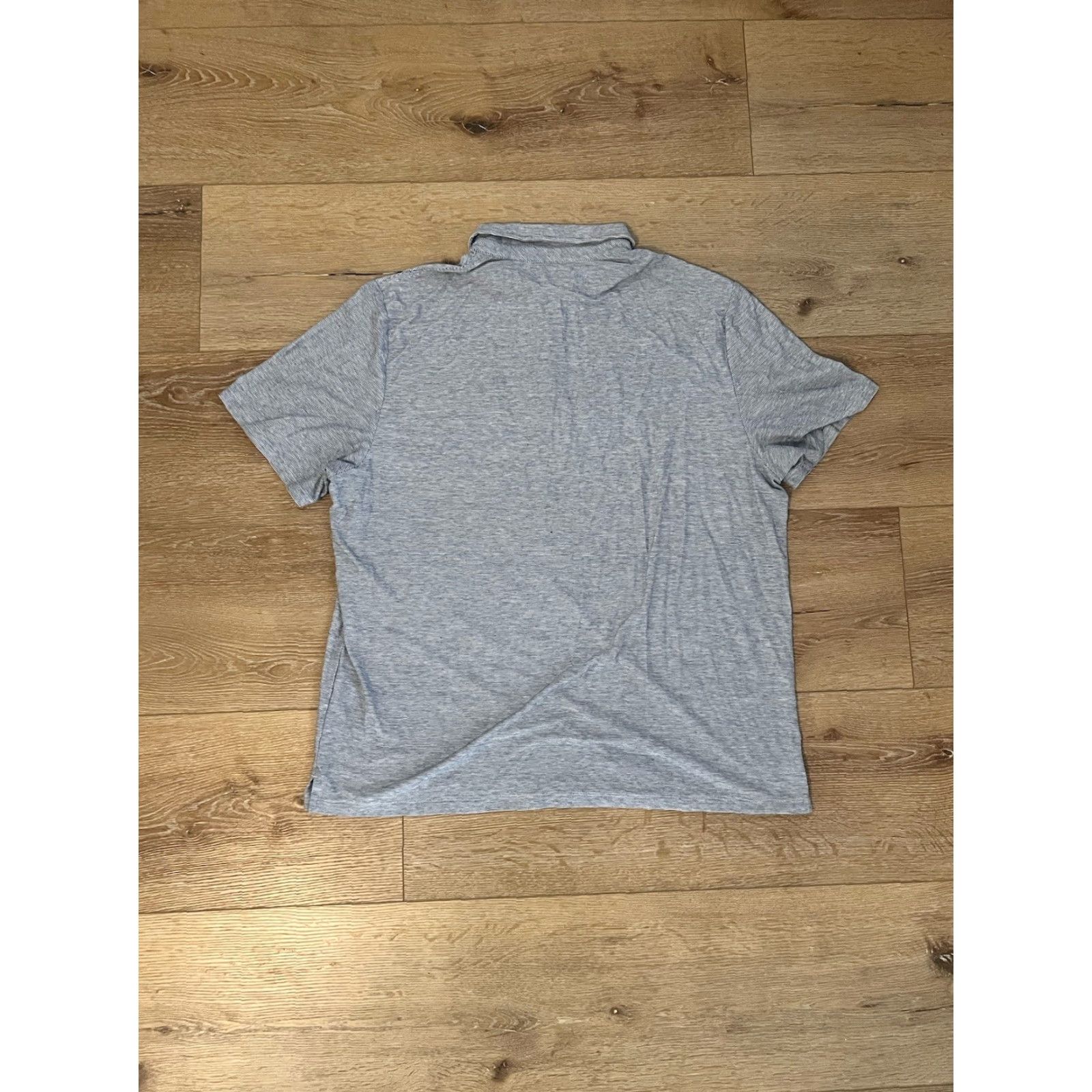 Vineyard Vines Vineyard Vines Polo Shirt Mens XL Gray Striped Edgartown Short Sleeve Size US XL / EU 56 / 4 - 2 Thumbnail