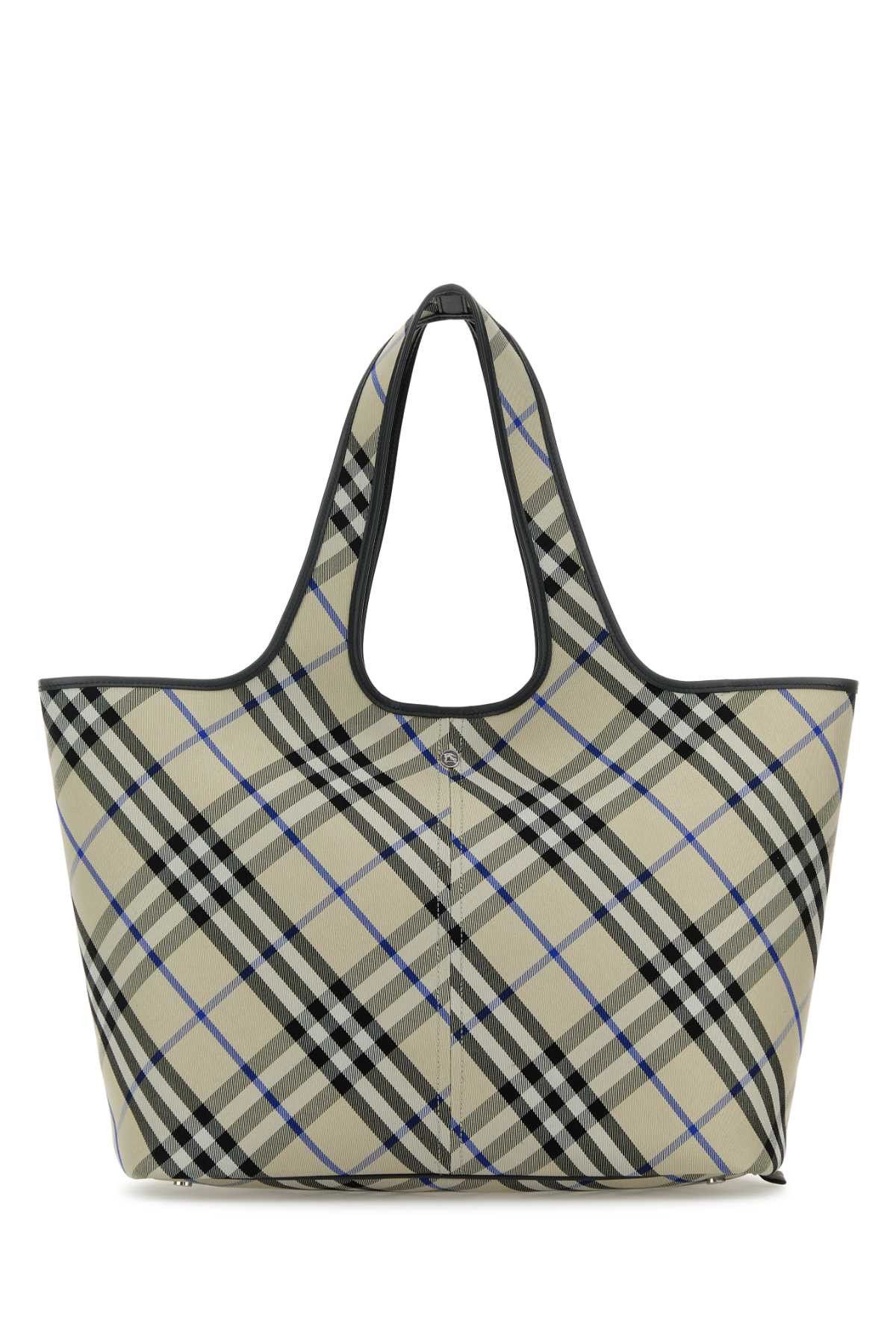 Burberry Embroidered Canvas Shopping Bag Size ONE SIZE - 1 Thumbnail