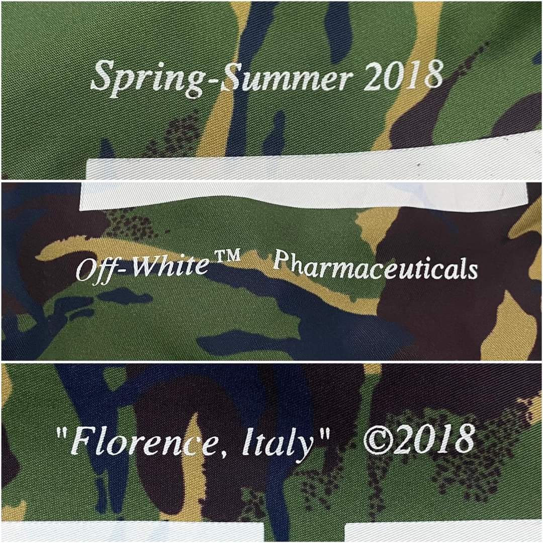 Off-White Off White Arrow Camo Polyamide Jacket 2018 Super Rare Size US XL / EU 56 / 4 - 9 Thumbnail