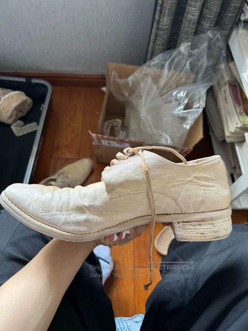 Carol Christian Poell Carol Christian Poell Gold 8 yards kangaroo leather shoes Size US 8 / EU 41 - 6 Thumbnail