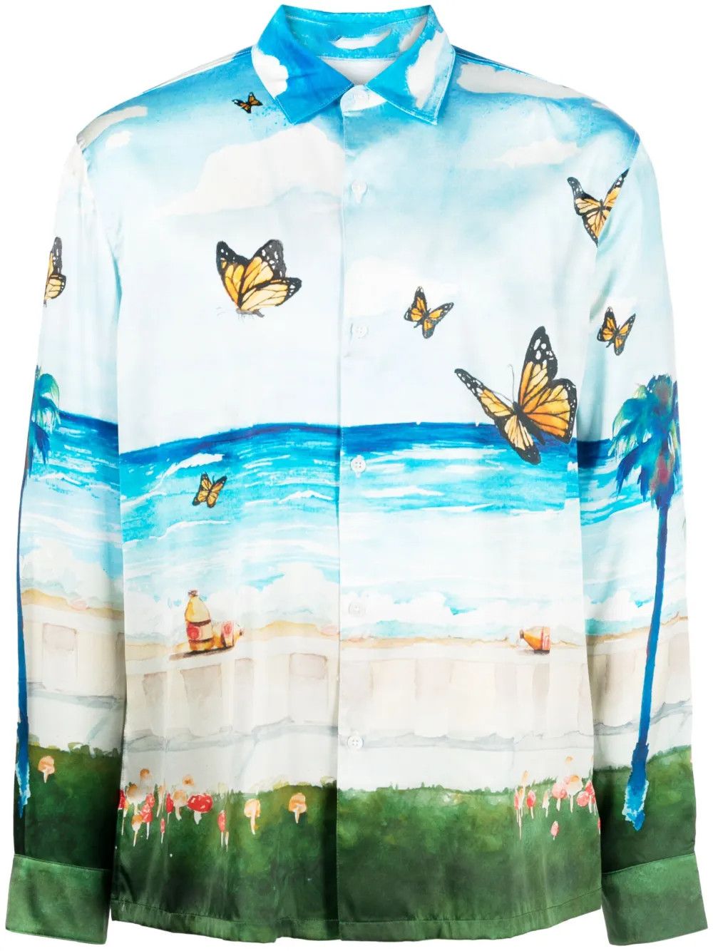 Other Butterfly Beach Shirt | Blue Size US L / EU 52-54 / 3 - 1 Thumbnail
