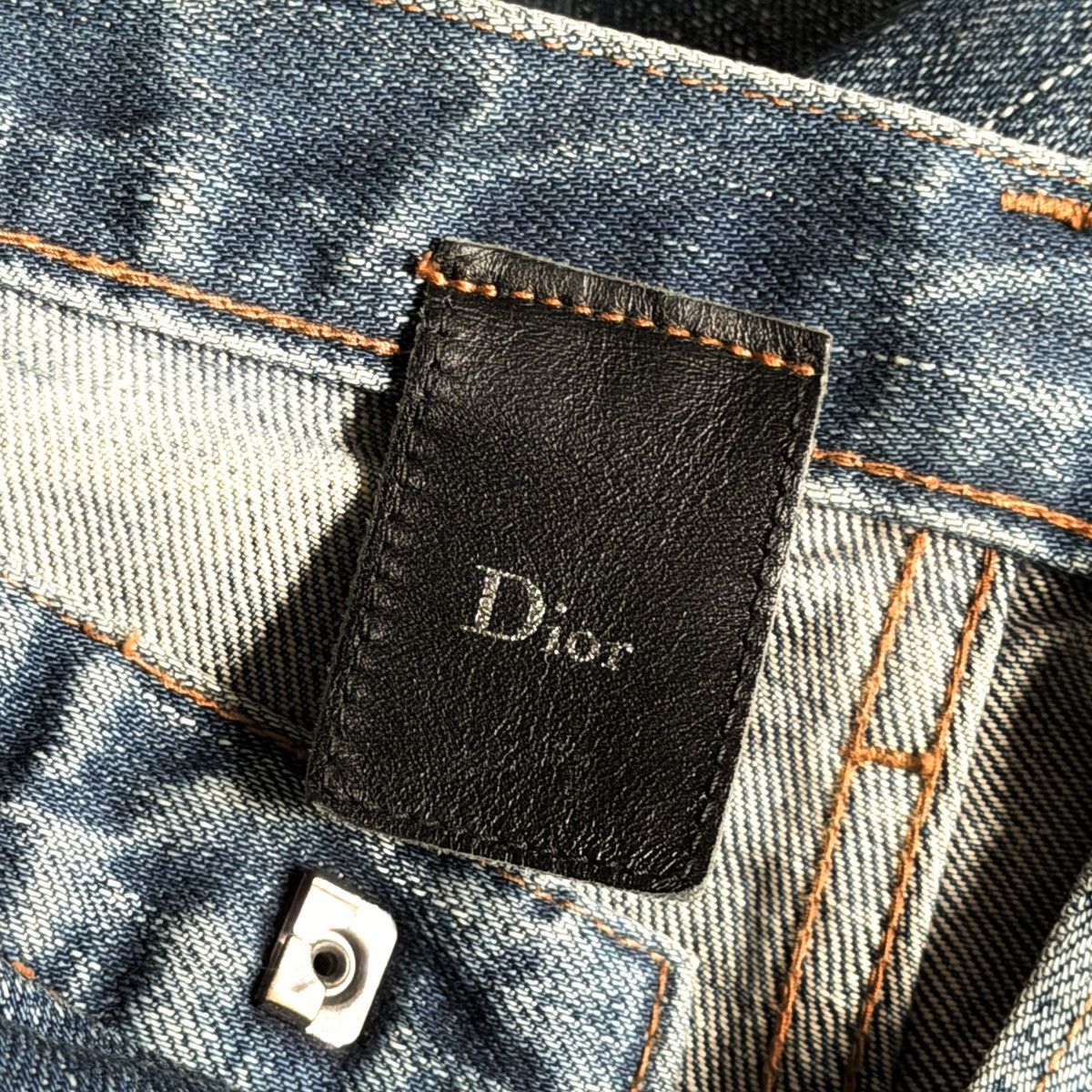 Dior Dior Homme SS03 Light Wash Clawmark Denim By Hedi Slimane Size US 33 - 7 Thumbnail