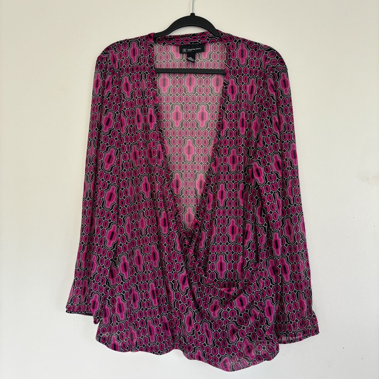 I.N.C Funky y2k INC sheer wrap top Size XXL / US 16-18 / IT 52-54 - 2 Thumbnail