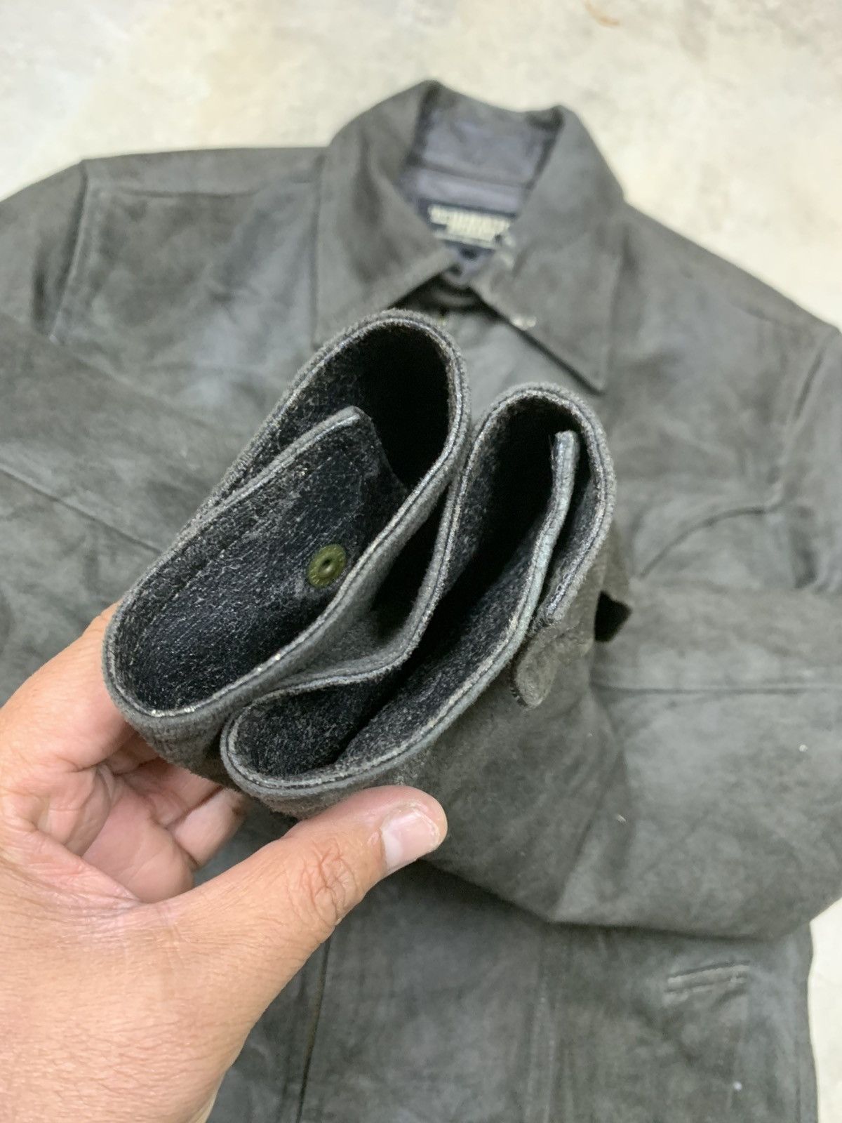 Tornado Mart Tornado Mart Suede Leather Punk Style Lace Up Jacket Size M / US 6-8 / IT 42-44 - 10 Thumbnail