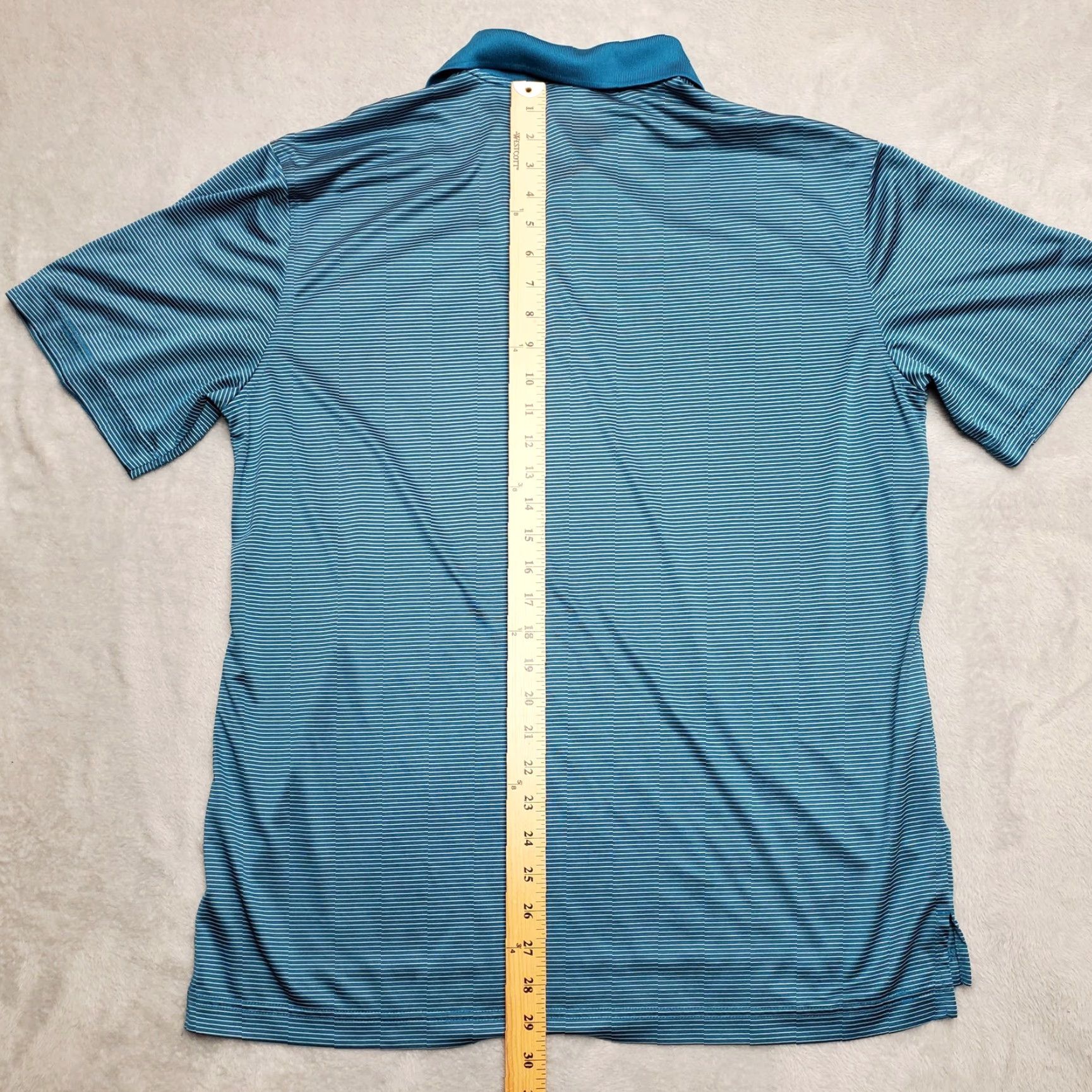 Vintage VINTAGE Levelwear Shirt Mens Large Blue Striped Polo 100% Polyester Short Sleeve Golf LW Size US L / EU 52-54 / 3 - 6 Thumbnail