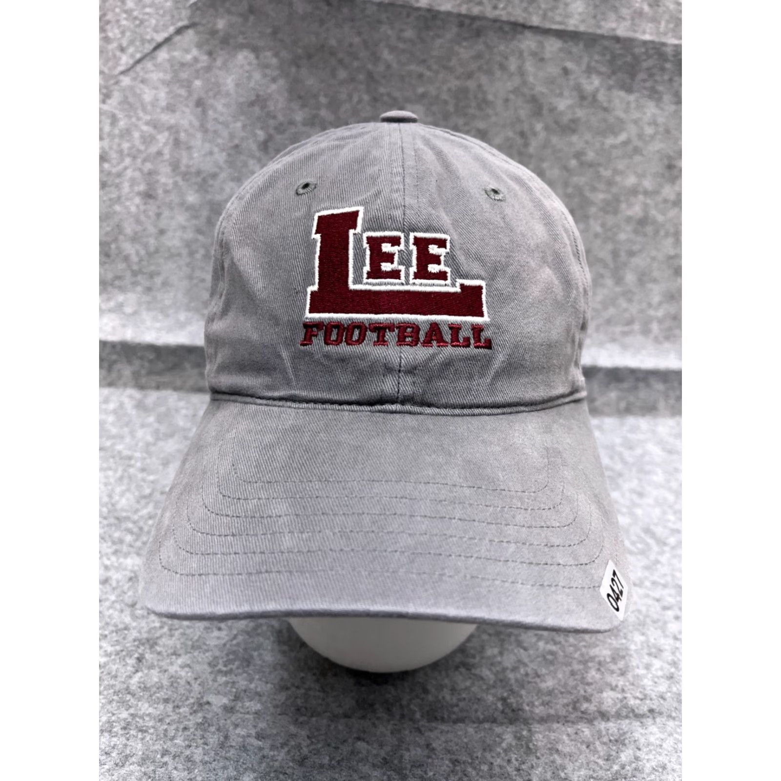Adidas adidas Baseball Hat Cap Adjustable One Size Men Gray 100% Cotton Twill Lee Football Size ONE SIZE - 2 Thumbnail