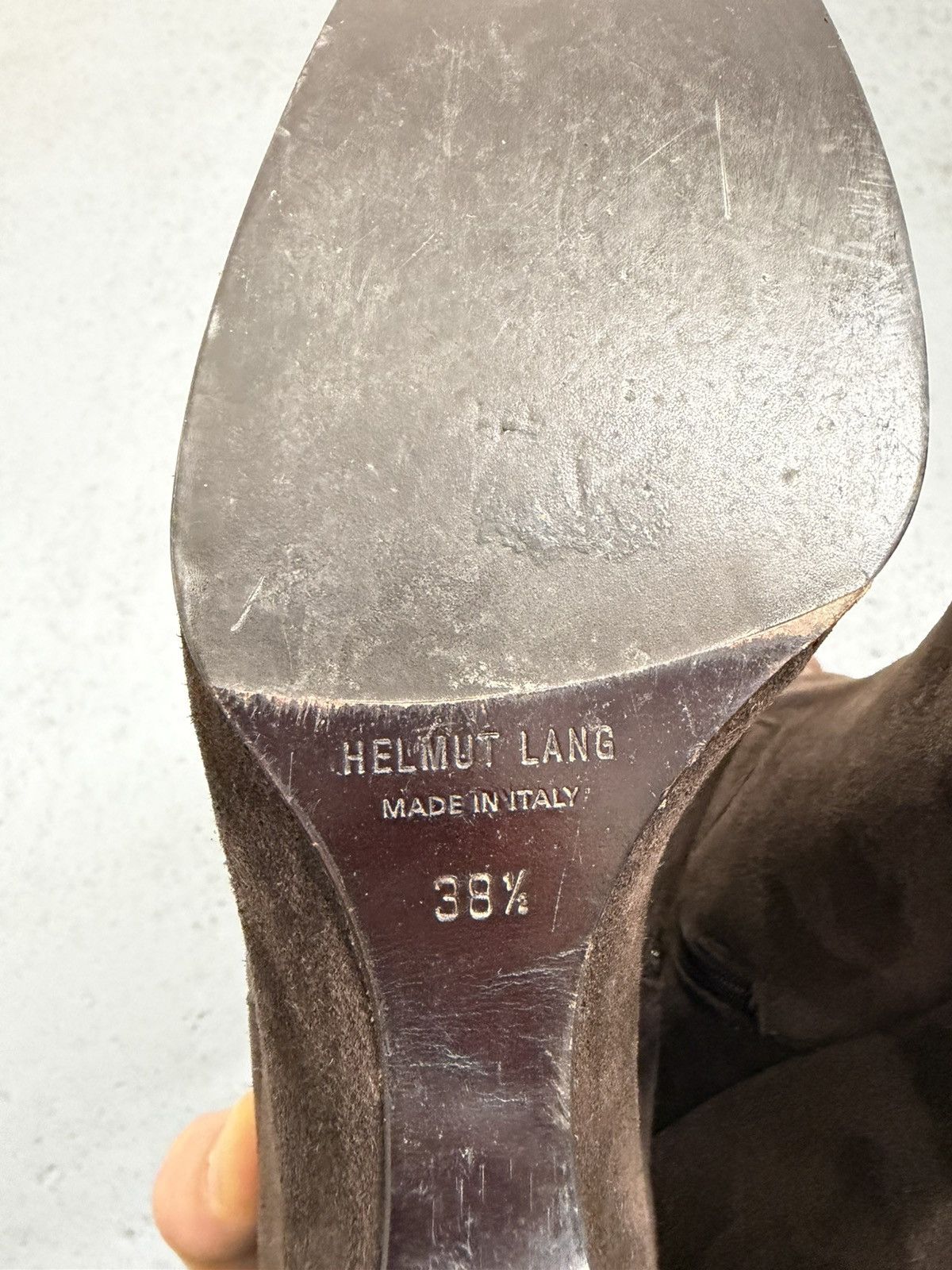 Helmut Lang Helmut Lang Vintage 00s Suede Riding Boots Size US 8.5 / IT 38.5 - 18 Thumbnail
