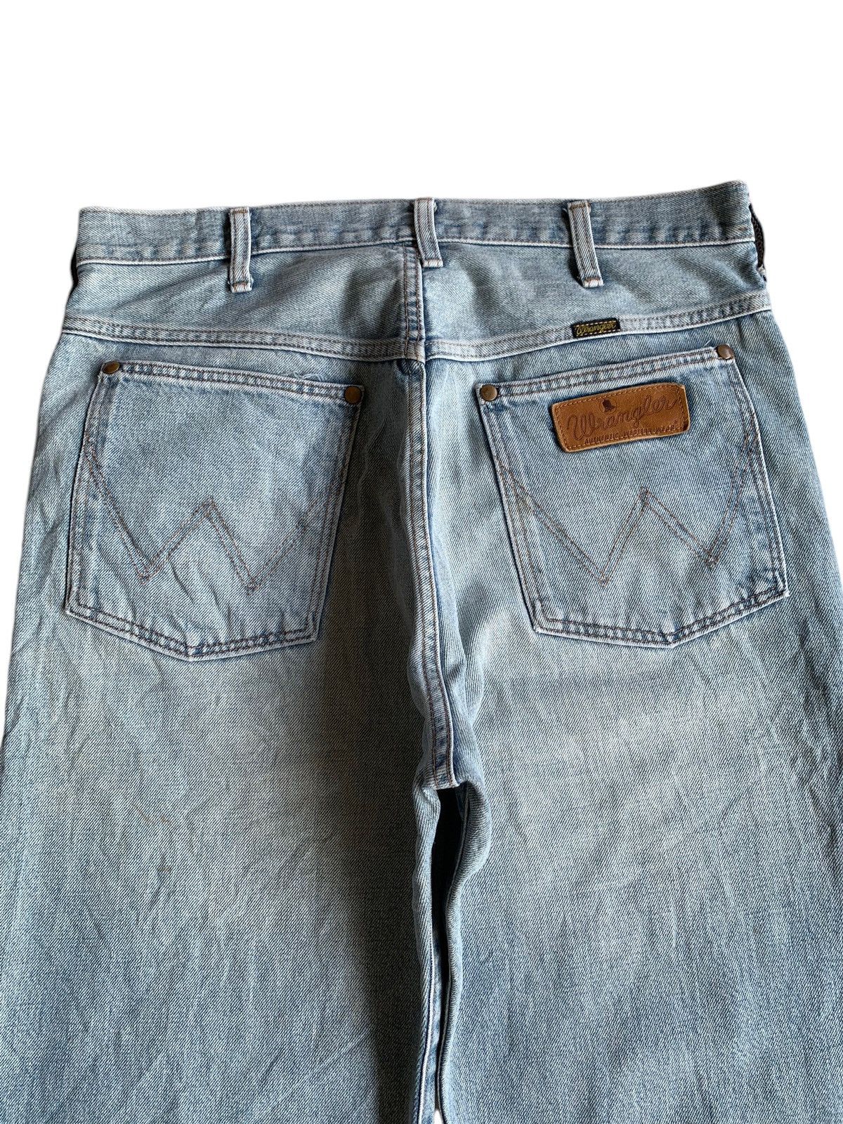 Wrangler VINTAGE WRANGLER SELVEDGE BAGGY DISTRESSED DENIM Size US 33 - 7 Thumbnail