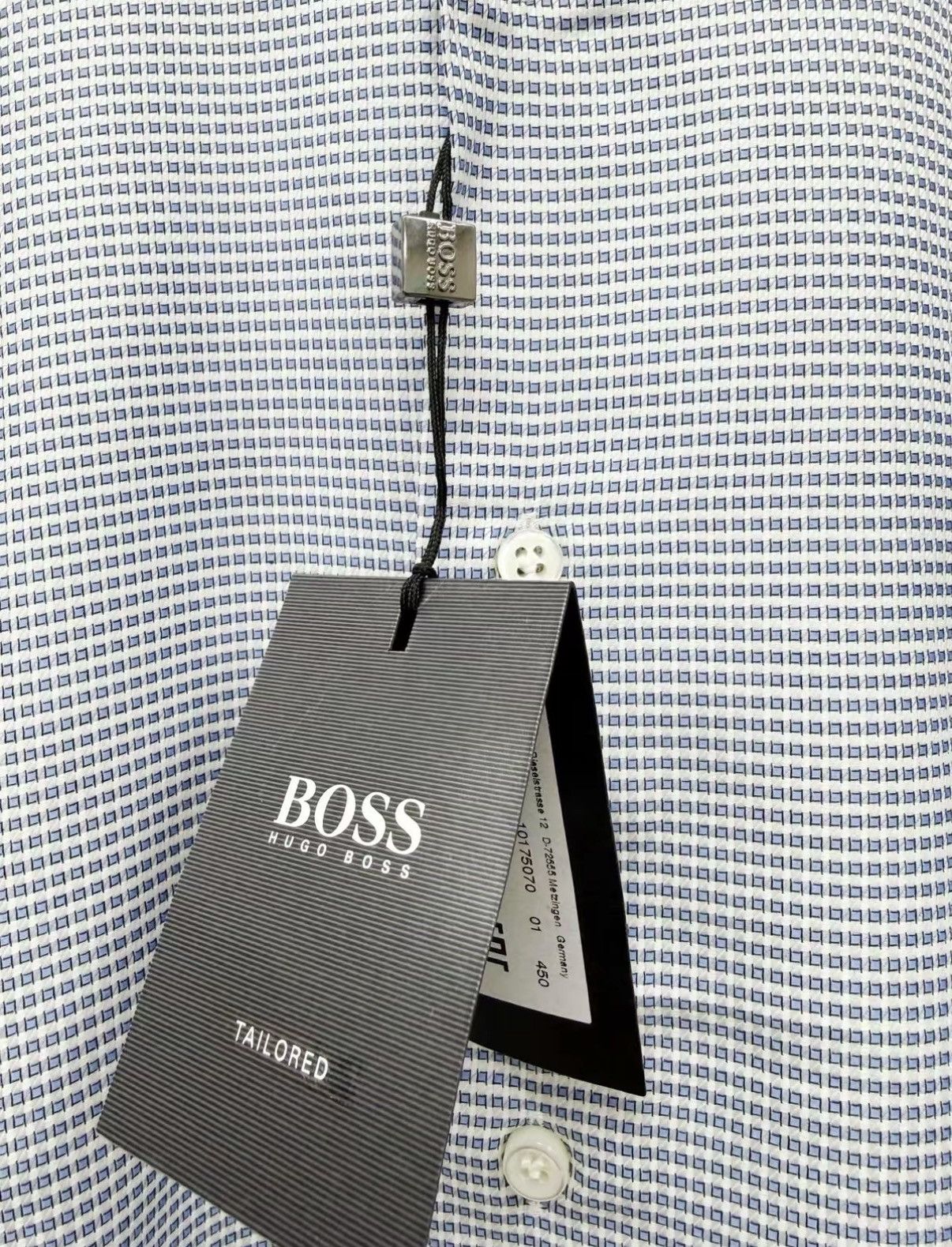 Hugo Boss HUGO BOSS 100% Cotton Long Sleeve Shirt J30 Size US M / EU 48-50 / 2 - 5 Thumbnail