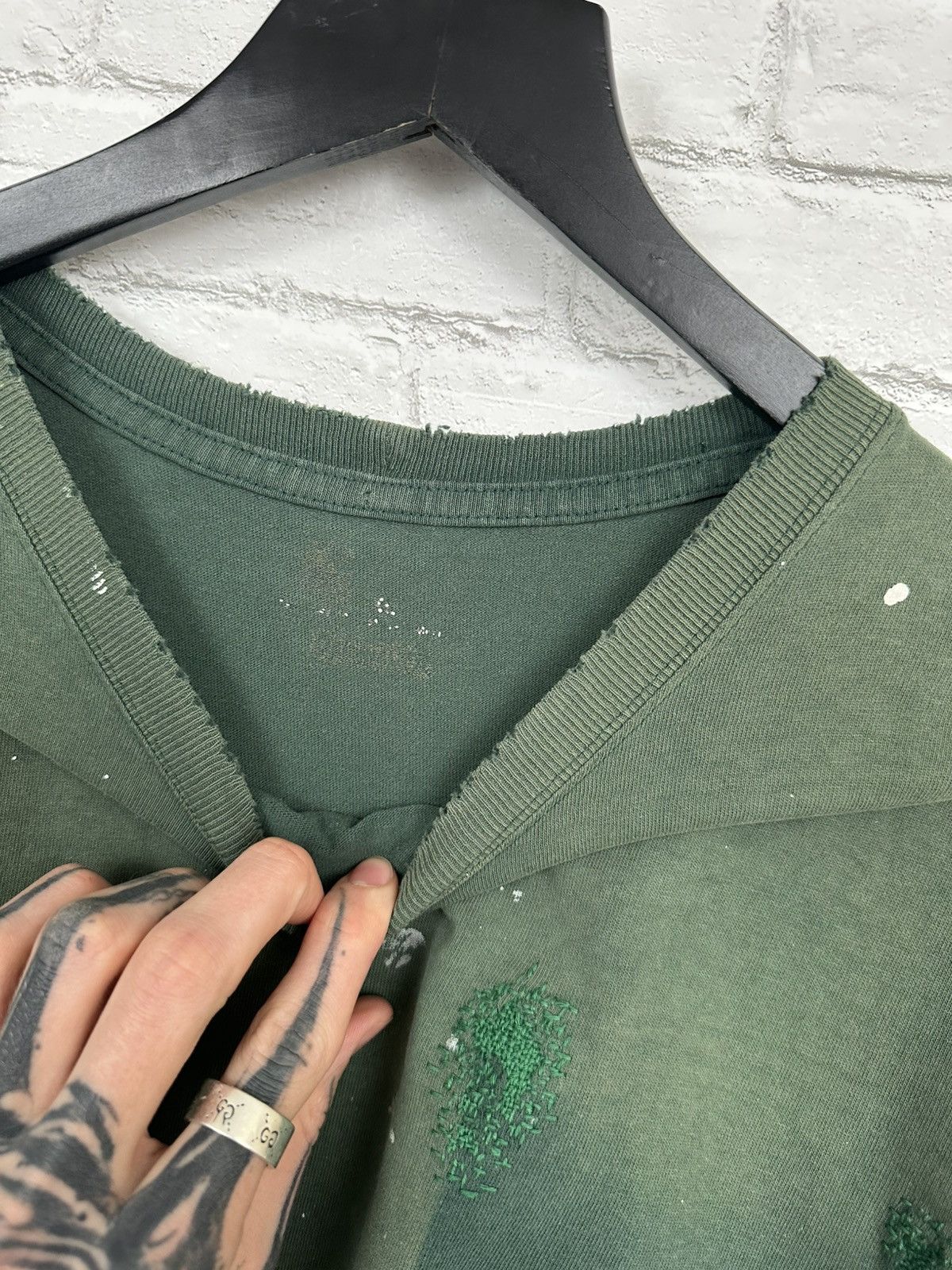 Carhartt (2XL) SICK PAINT THRASHED Carhartt Ghost Pocket Tee Size US XXL / EU 58 / 5 - 9 Thumbnail