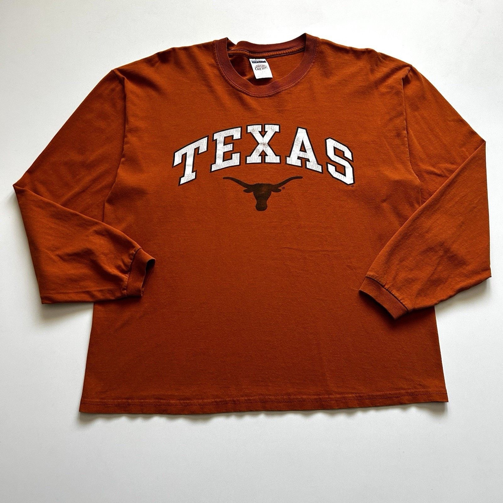 Gildan Vintage University Texas Longhorns T Shirt Large Long Sleeve Size US L / EU 52-54 / 3 - 1 Thumbnail