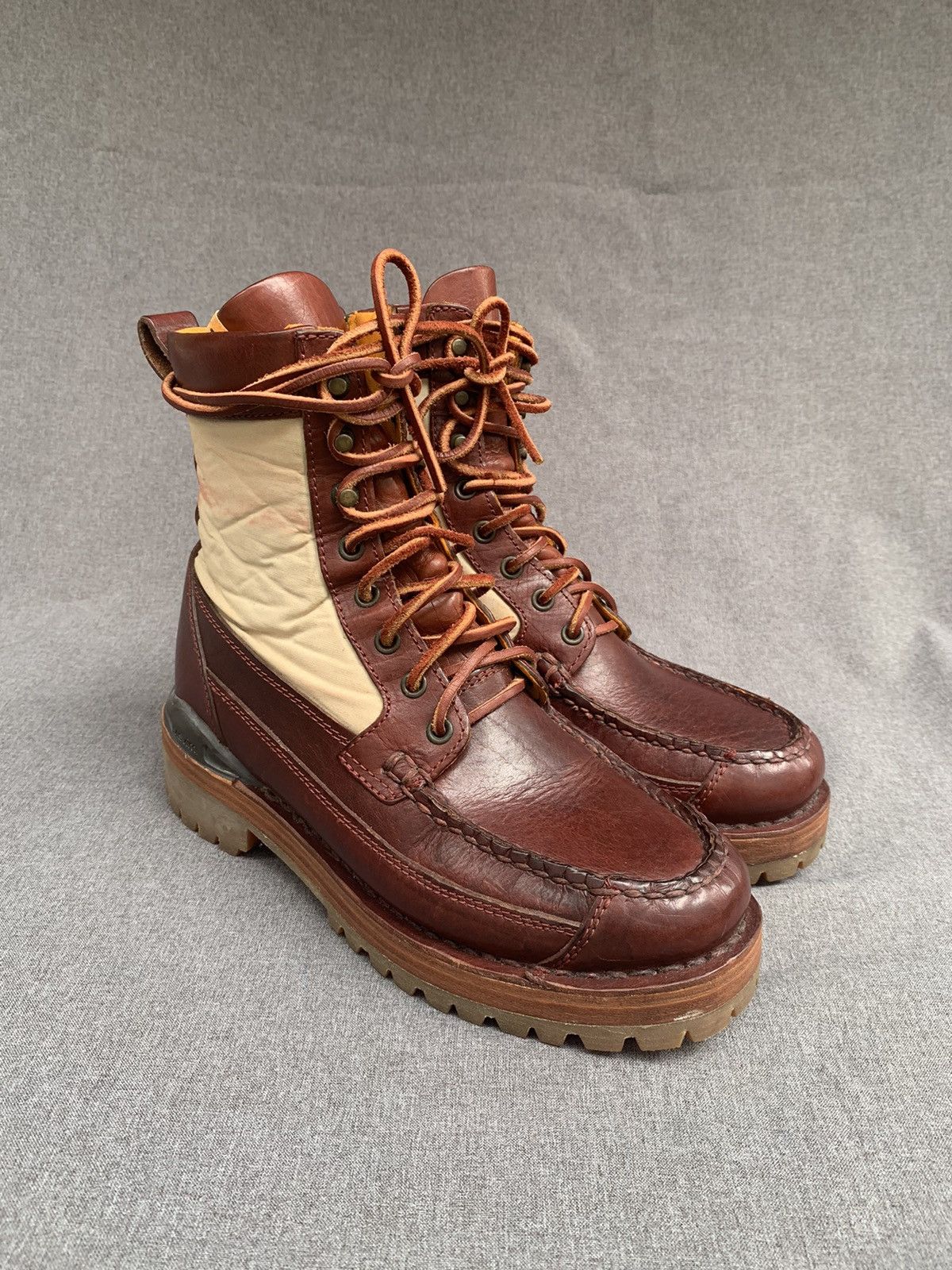 image of Visvim- S/s 2013- Horween Leather Cochise Boots Folk Fil Exc in Burgandy, Men's (Size 8)