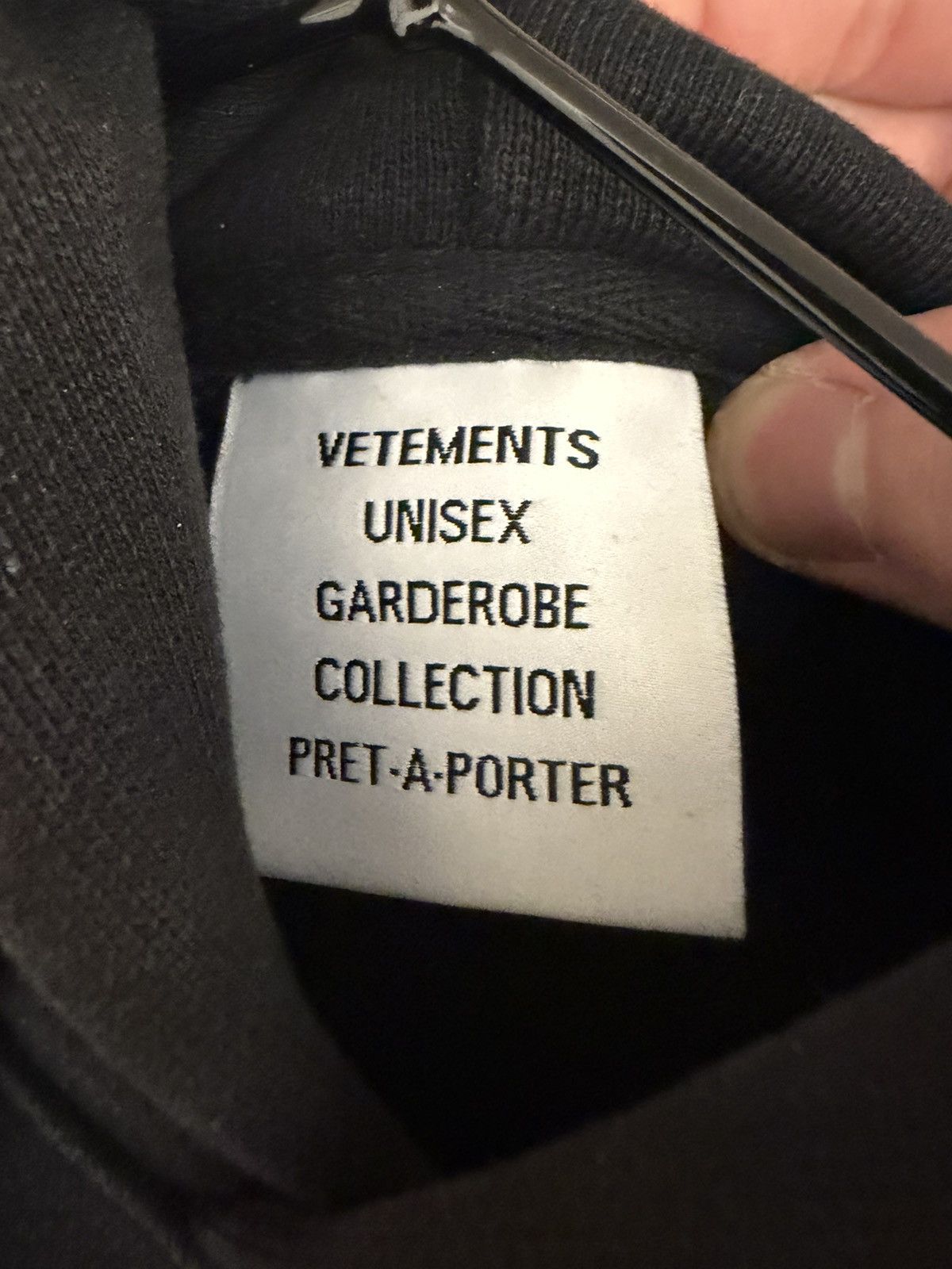 Vetements Vetements Hoodie Hello My Name Is Size US M / EU 48-50 / 2 - 3 Thumbnail