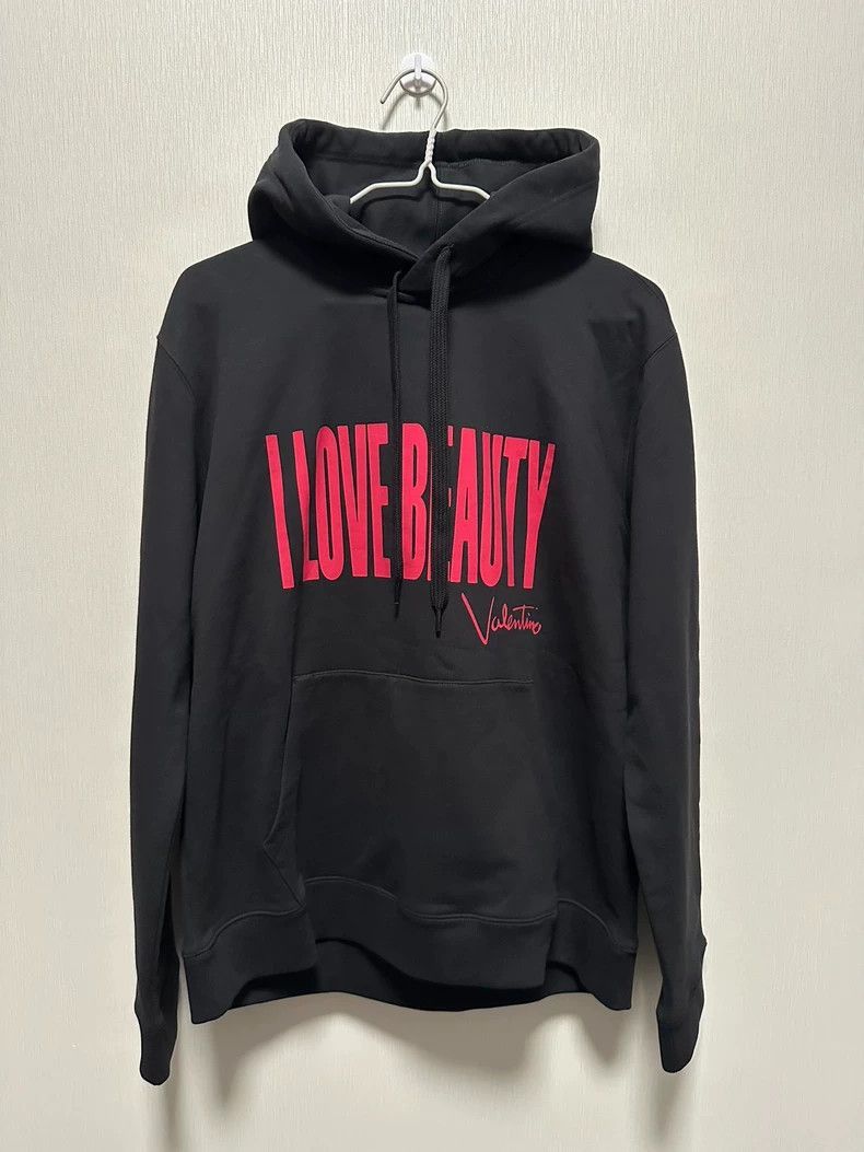 Valentino Valentino Valentino Black Hoodie with Large Logo-2506 Size US L / EU 52-54 / 3 - 1 Thumbnail