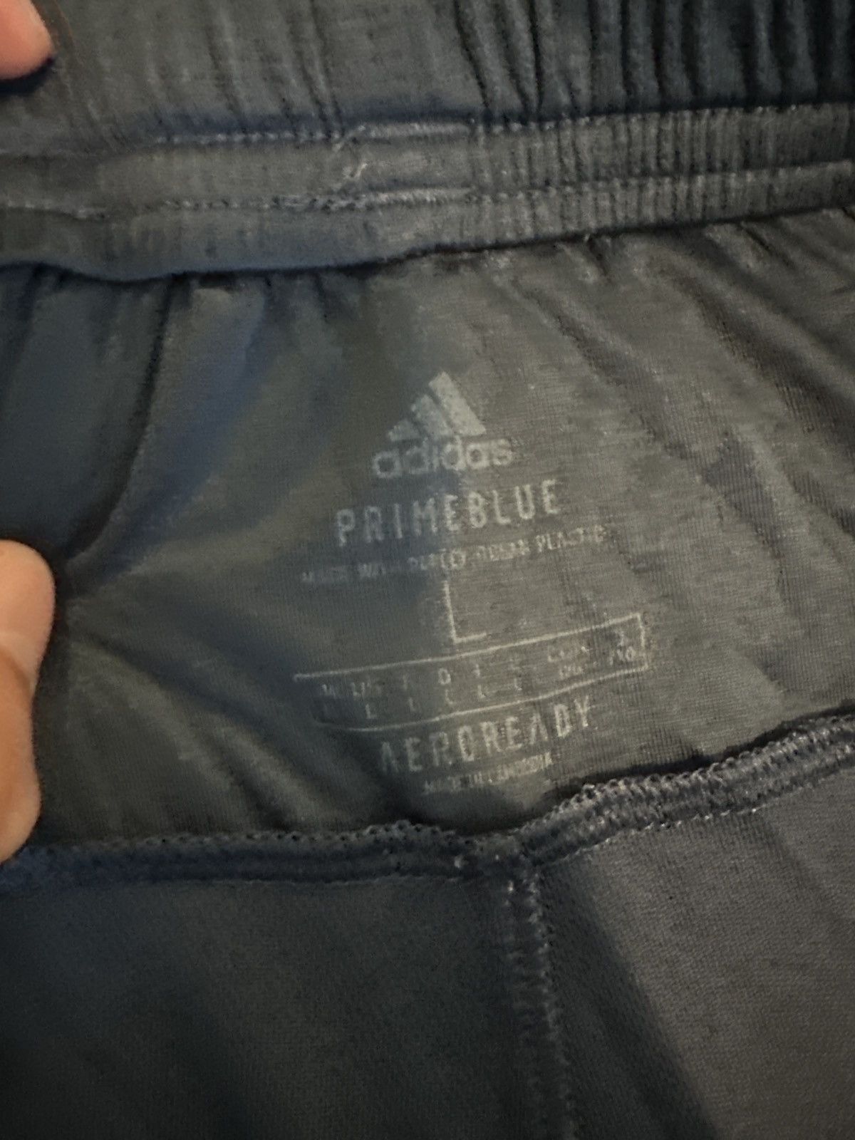 Adidas Adidas Striped Navy Basketball Shorts Size US 36 / EU 52 - 3 Thumbnail