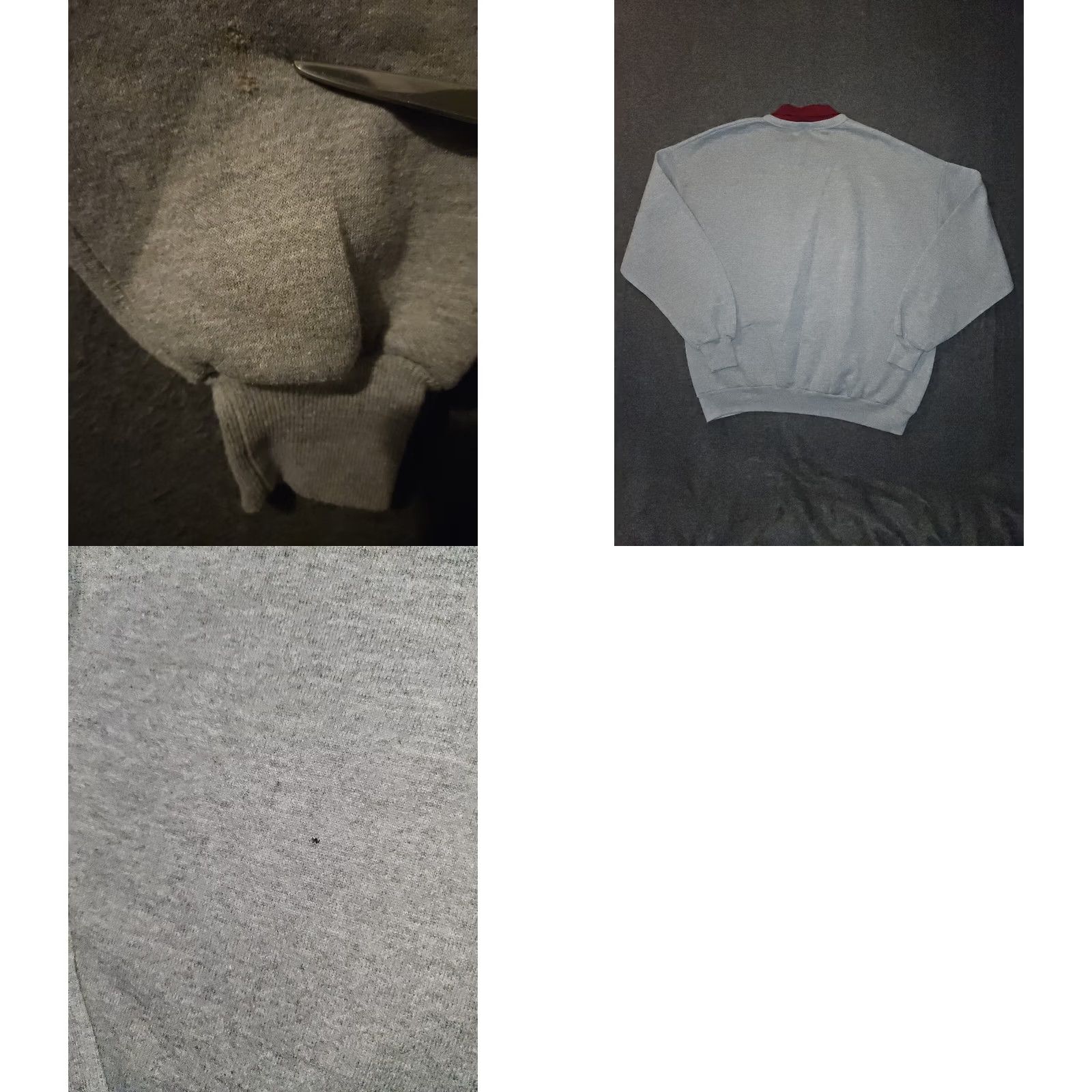 Jerzees VINTAGE Jerzees Sweatshirt Women's 2XL Gray Collared Embroidered Cat Pullover Sweatshirt Size XXL / US 16-18 / IT 52-54 - 8 Thumbnail
