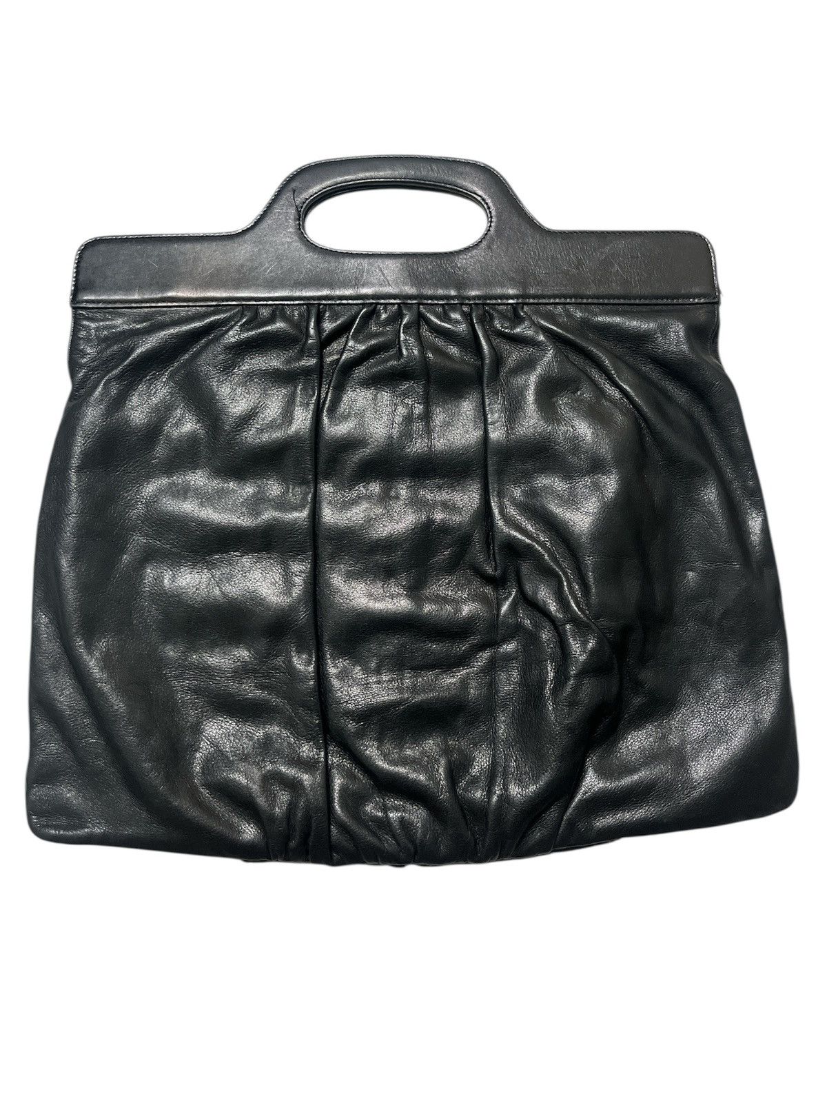 Dries Van Noten Dries Van Noten Hand Bag Leather Black Size ONE SIZE - 2 Thumbnail