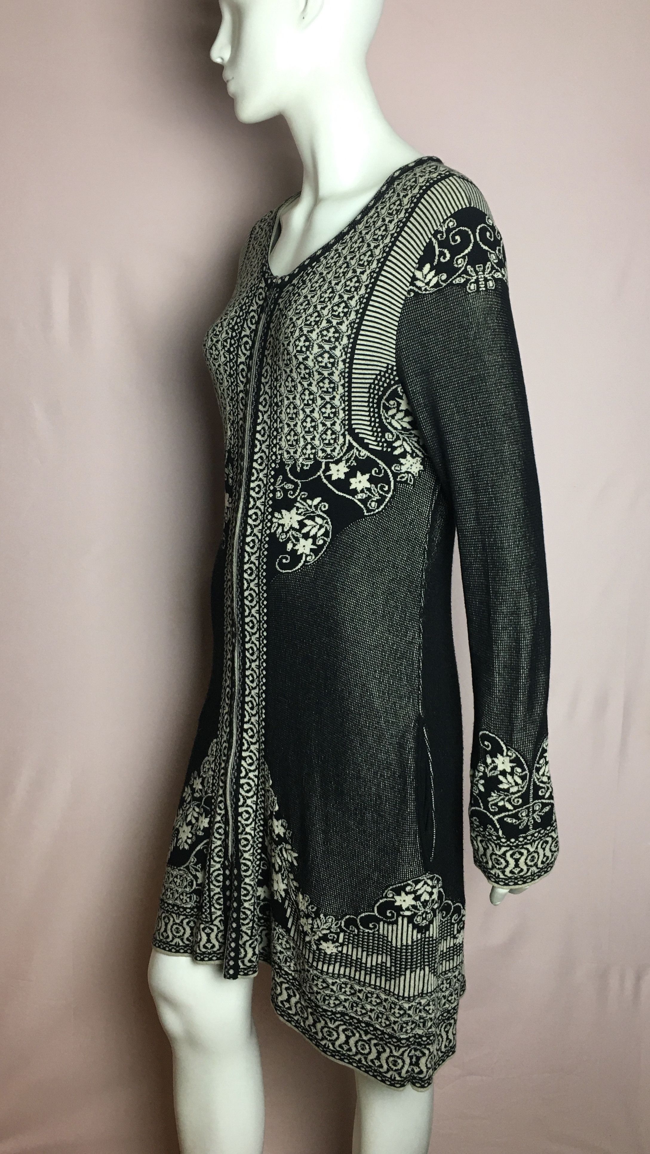 Other IVKO Ethnic Floral Long Knit Cardigan Size EU 40 Size L / US 10 / IT 46 - 4 Thumbnail