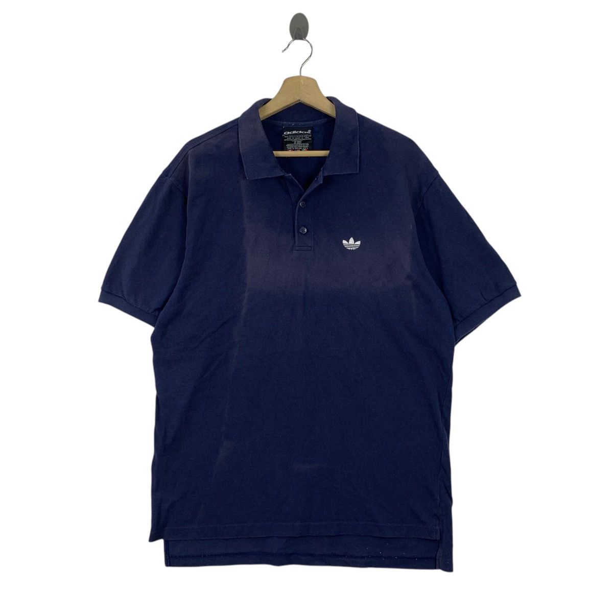 Adidas Vintage 90’ ADIDAS ORIGINALS TREFOIL Natural Faded Tee Shirt Size US L / EU 52-54 / 3 - 1 Thumbnail