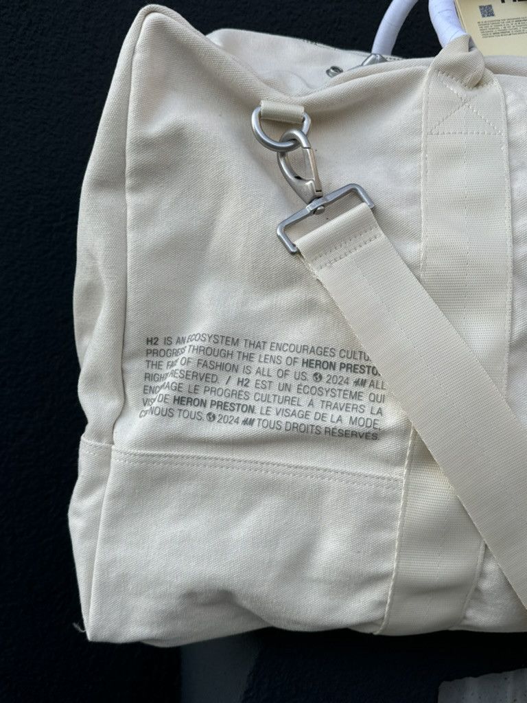 H&M × Heron Preston H&M Heron Preston H2 Collection Canvas Weekend Bag Size ONE SIZE - 2 Thumbnail