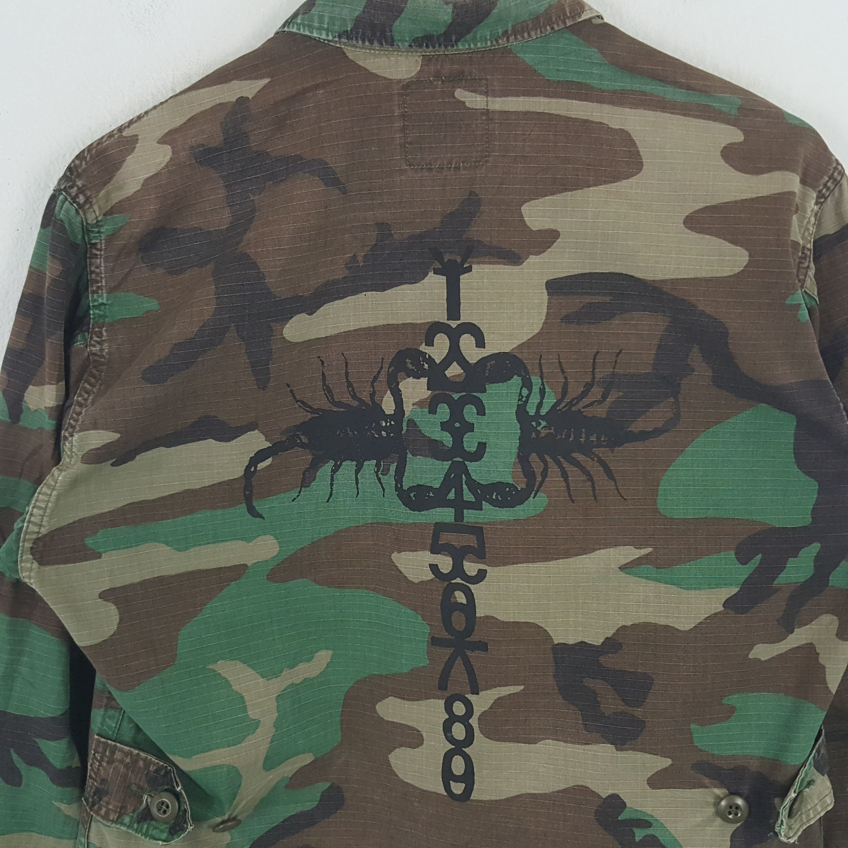 If Six Was Nine × Vintage Vintage Military Japanese Punk Style Jacket C278N15 Size US M / EU 48-50 / 2 - 2 Thumbnail