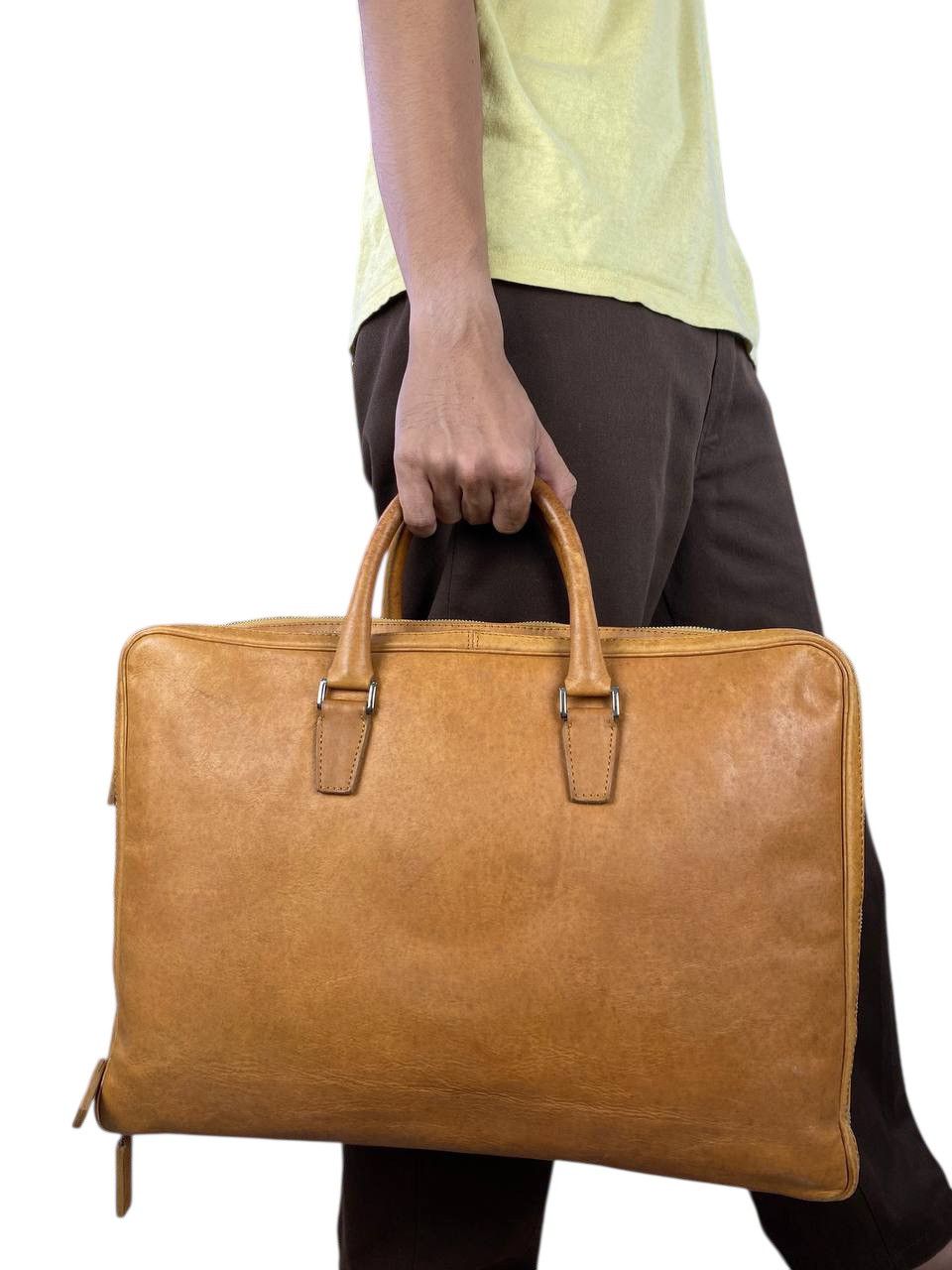 Porter 2000's Porter Patina Leather Briefcase Bag Size ONE SIZE - 2 Thumbnail