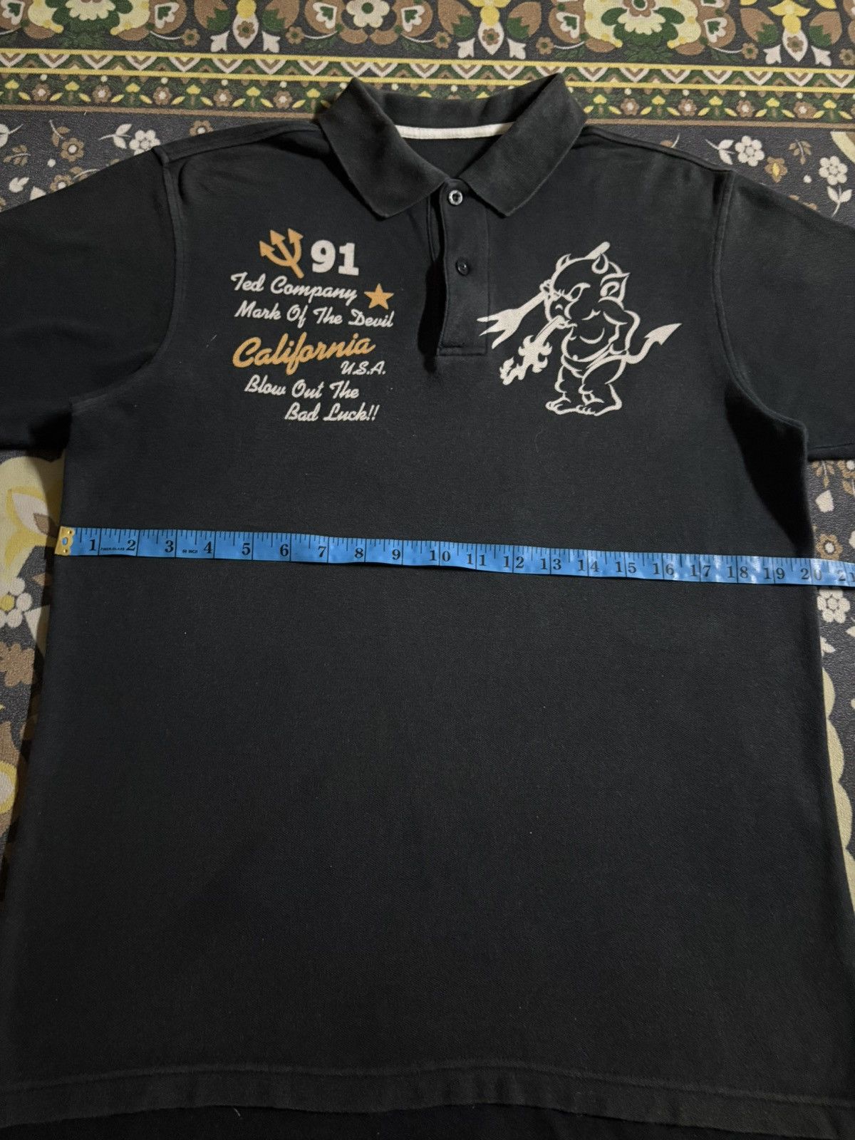 Tedman Japanese Brand TEDMAN 91 Polo T-Shirt Size US M / EU 48-50 / 2 - 11 Thumbnail