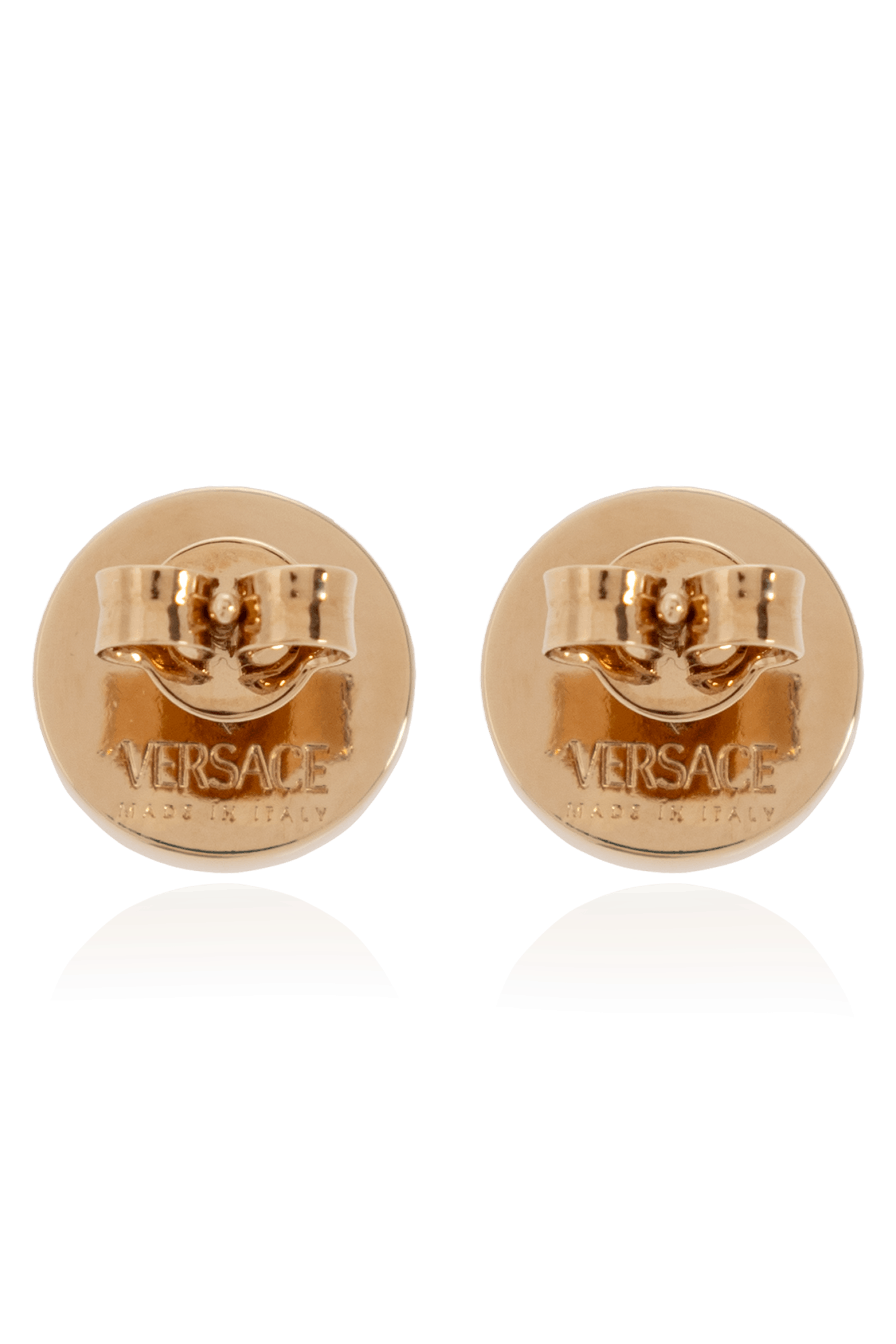 Versace o1s22i1n1024 Size: OS / Ic Button Earrings in Gold Size ONE SIZE - 3 Thumbnail