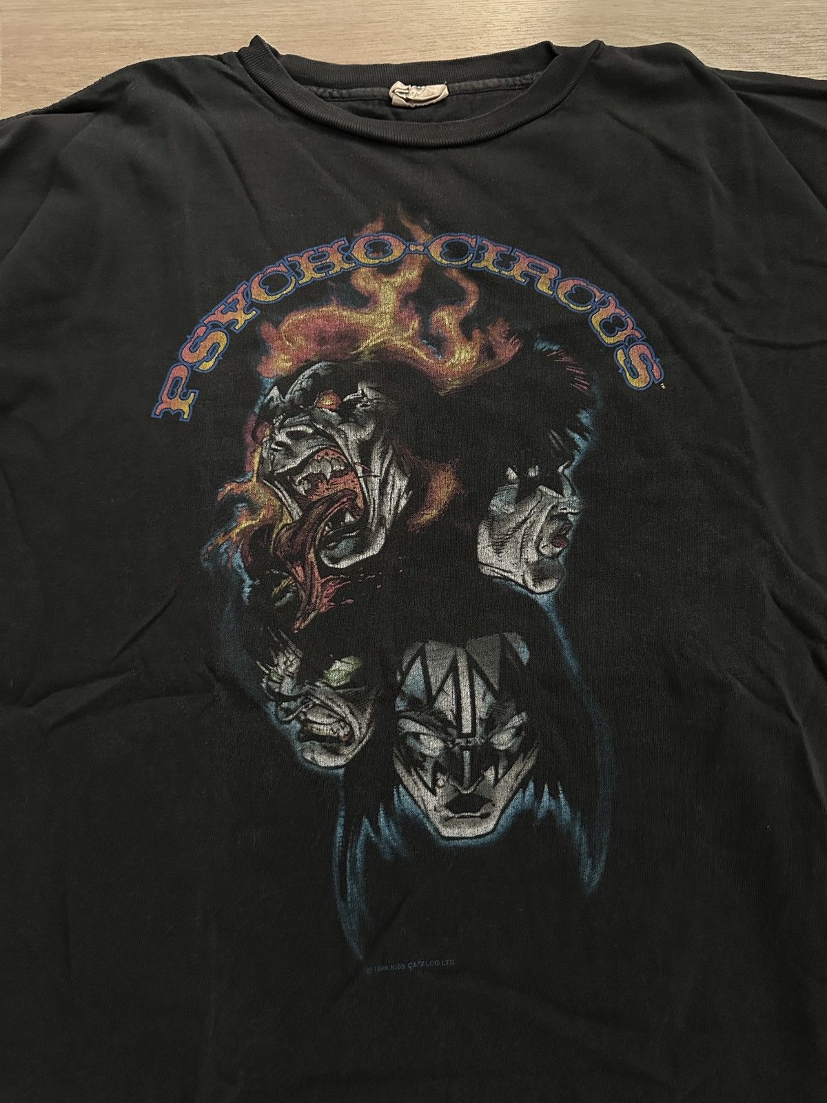 KISS Kiss 1997 Vintage Printed Band T-Shirt Psycho Circus Size US XL / EU 56 / 4 - 2 Thumbnail