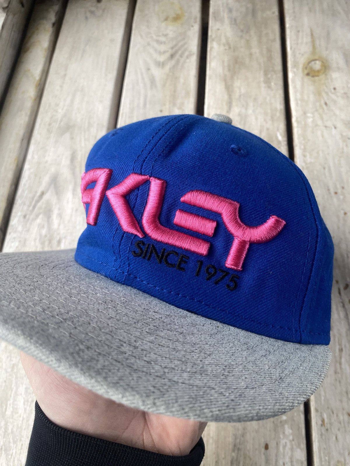 Oakley × Vintage Vintage 90s Oakley Centre Logo Cap Hat y2k Size ONE SIZE - 3 Thumbnail