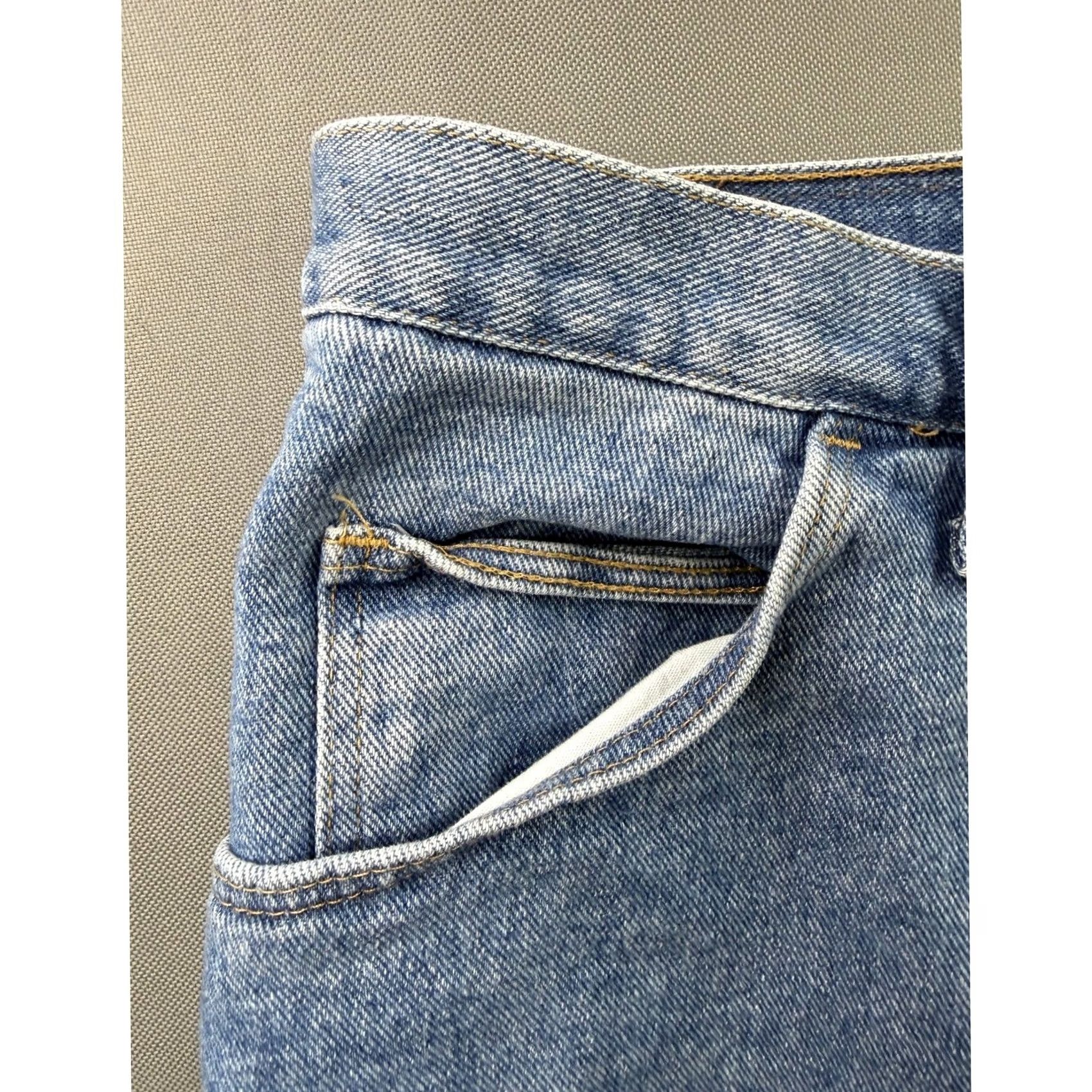 Wrangler Wrangler Mens Blue Classic 5-Pocket Denim Shorts 42x9 Size US 42 / EU 58 - 5 Thumbnail