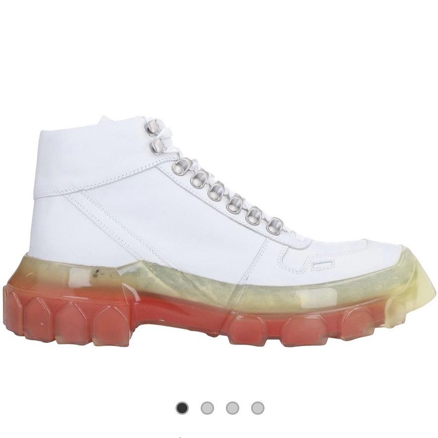 Rick Owens Rick Owens Bubblegum Lace Tractor Boot Sneakers - Sz 41 Size US 8 / EU 41 - 4 Thumbnail