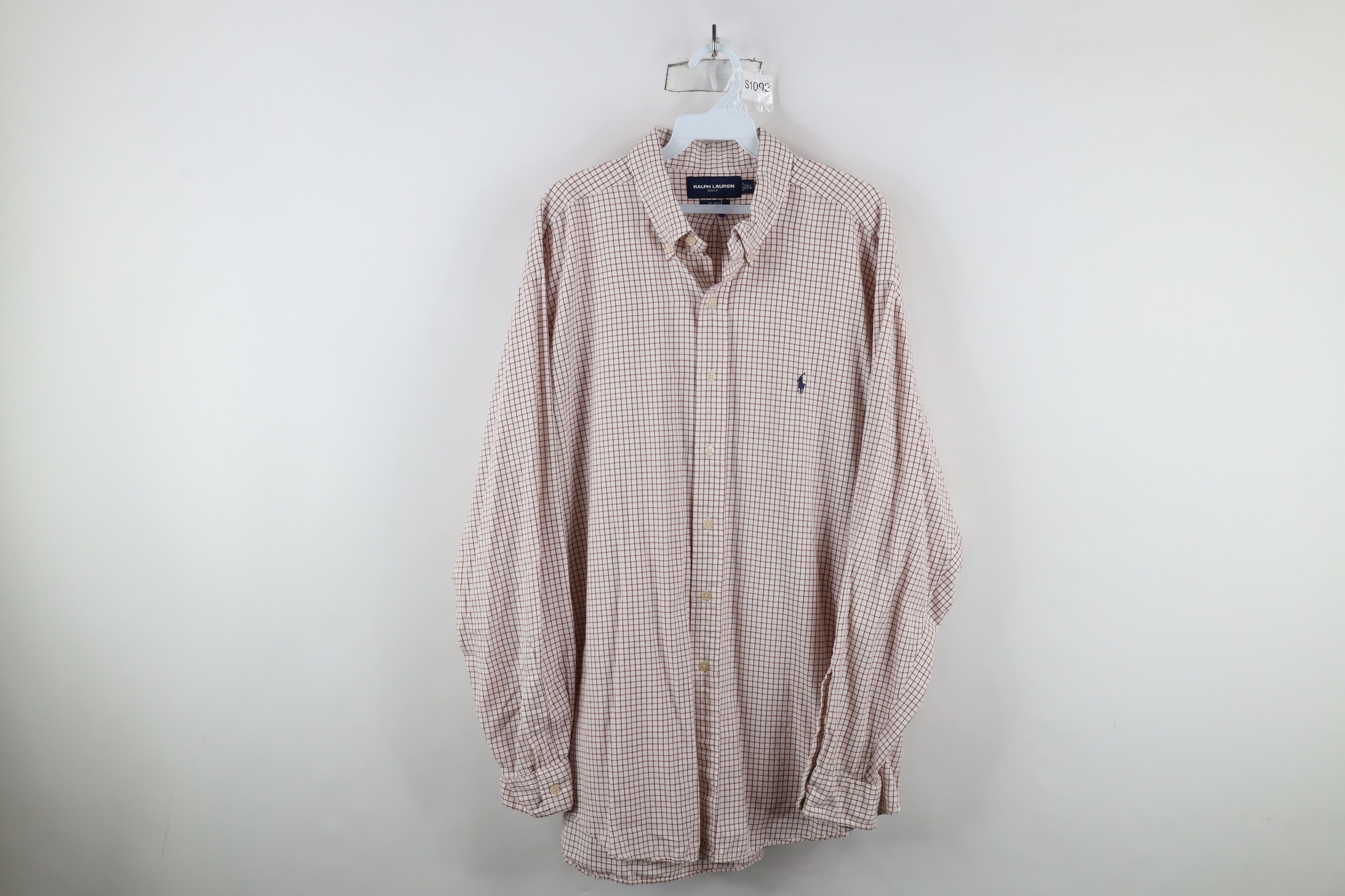 Ralph Lauren × Vintage Vintage 90s Polo Golf Ralph Lauren Button Down Shirt Size US XL / EU 56 / 4 - 1 Thumbnail