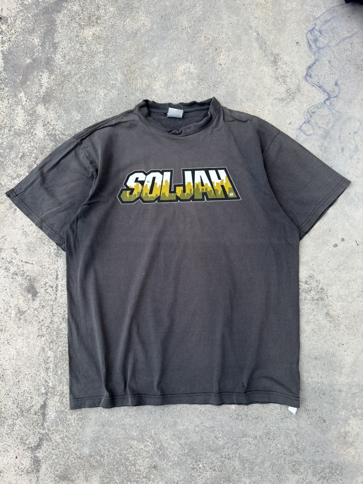 Vintage Distressed 90s Soljah Skate Tees Size US XL / EU 56 / 4 - 1 Thumbnail