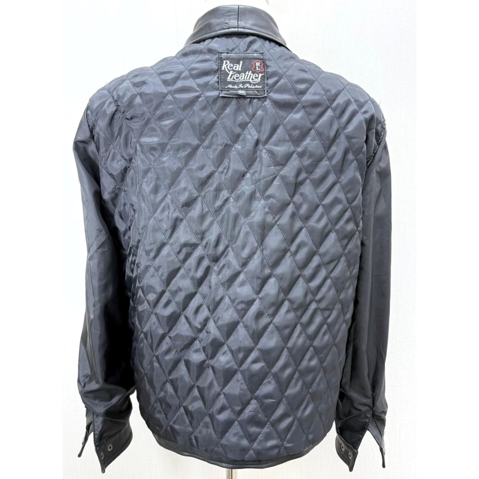 Vintage VINTAGE Men's Italian Sheepskin Genuine Leather Jacket Premium Black Coat M Black Leather Jacket Mens Regular XS? Size US M / EU 48-50 / 2 - 4 Thumbnail