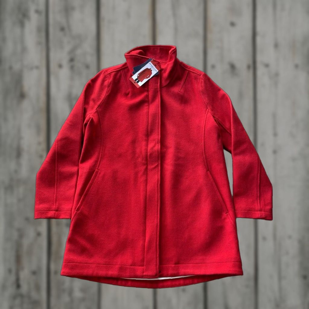 Pendleton Pendleton Jacket Womens Medium Red Cascade Wool Long Coat Zip Lined Pockets Casual Travel Workwear Capes & Coats Mens Women? Size M / US 6-8 / IT 42-44 - 1 Thumbnail